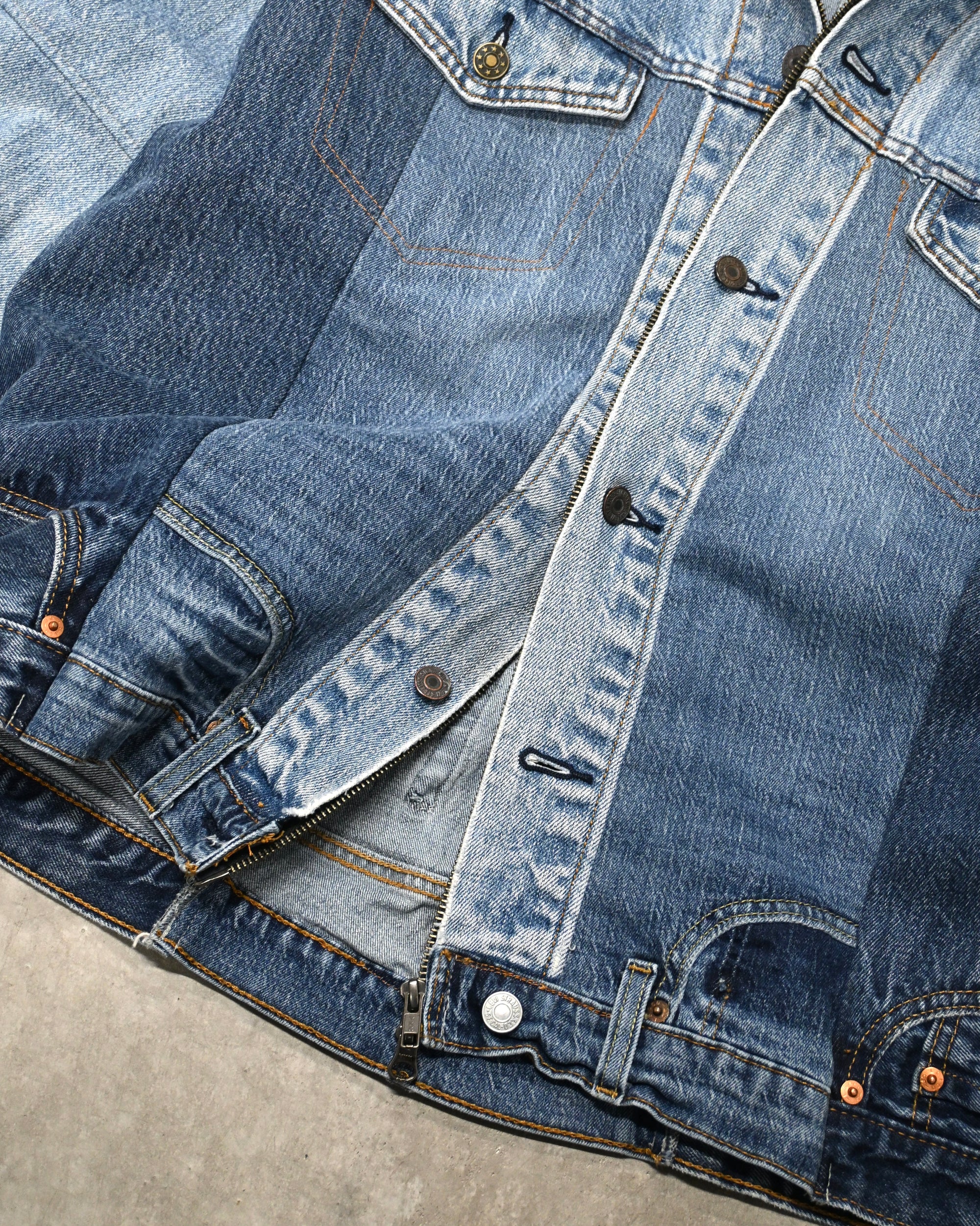 ID26-050-F / upside down denim jacket【A】