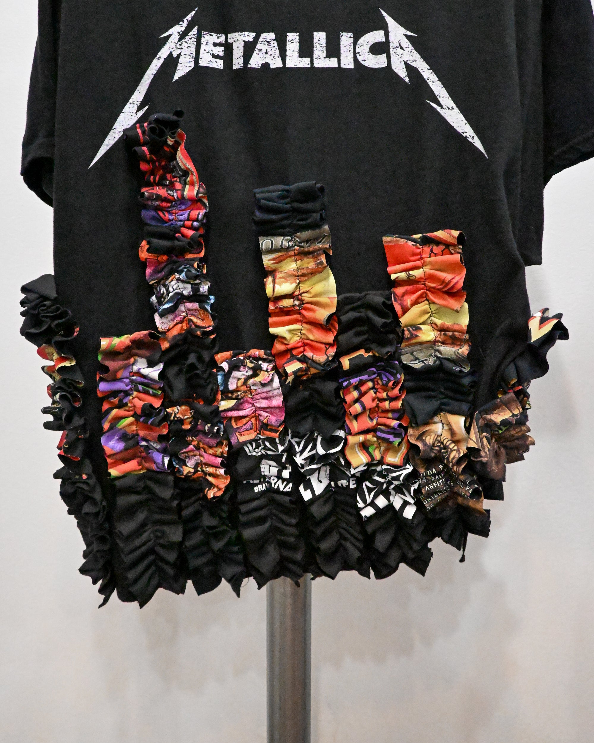 ID26−023-F / gather string frill tee【B】