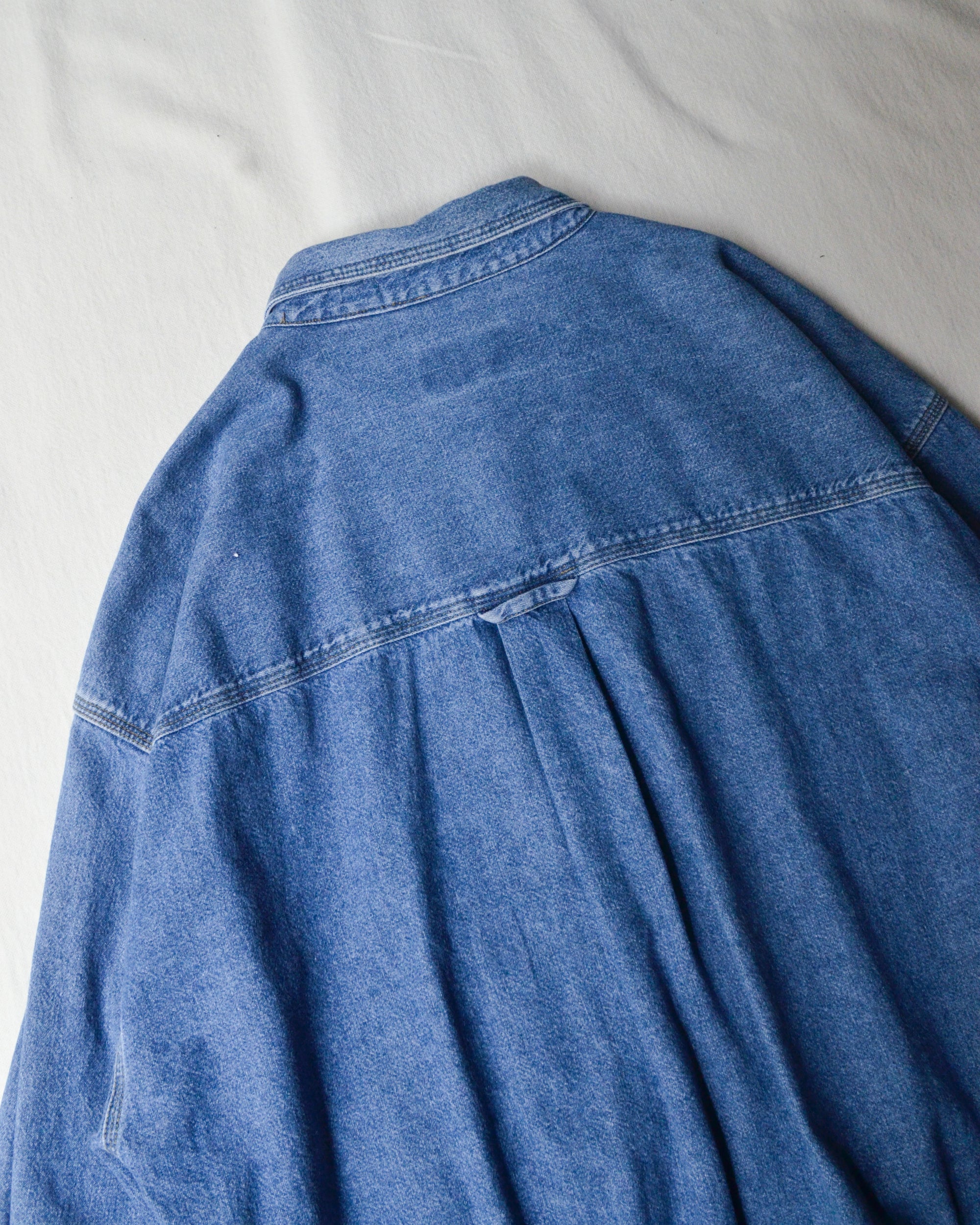 ID25-001 / denim frill shirt【A】