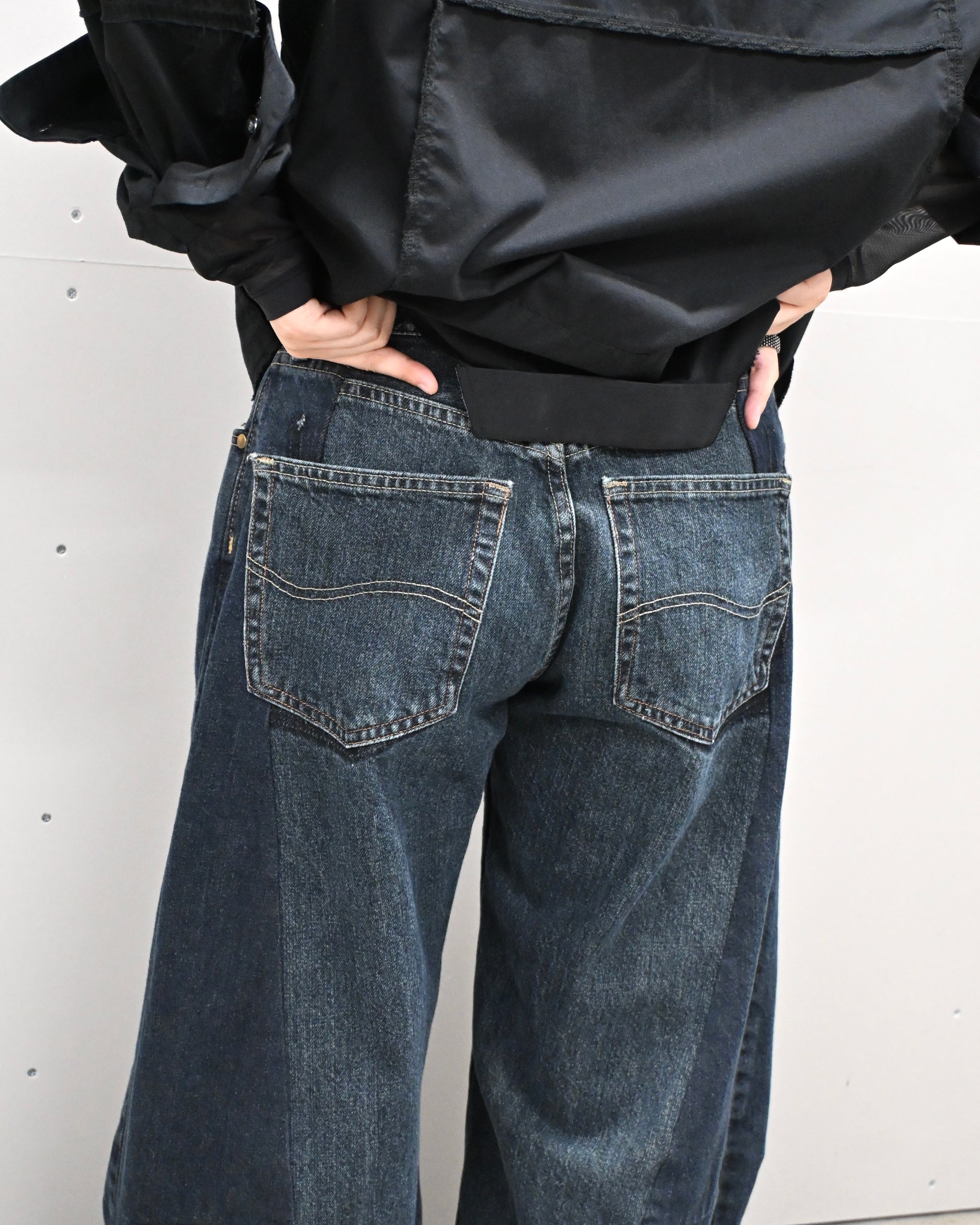 ID-001-15-S / curve buggy denim 【A】