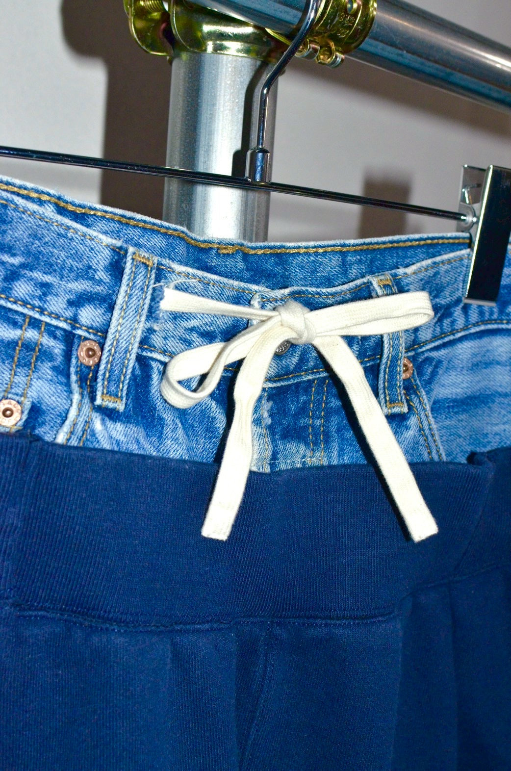 ID26-003-F / docking double waist sweat pant【B】