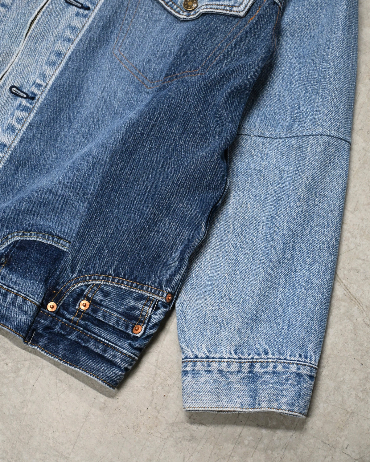 ID26-050-F / upside down denim jacket【A】