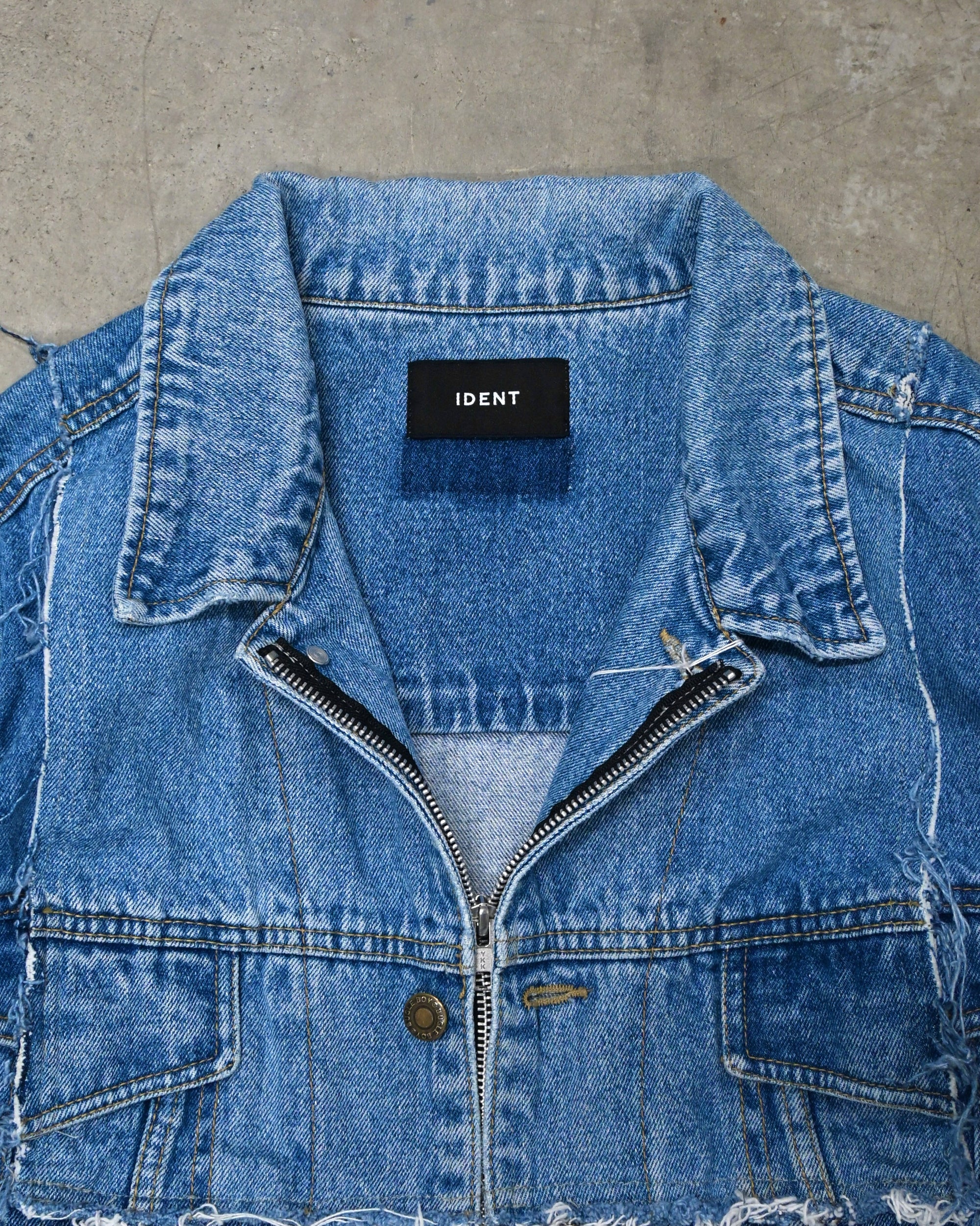 ID26-041-F / mirrored denim jacket【B】