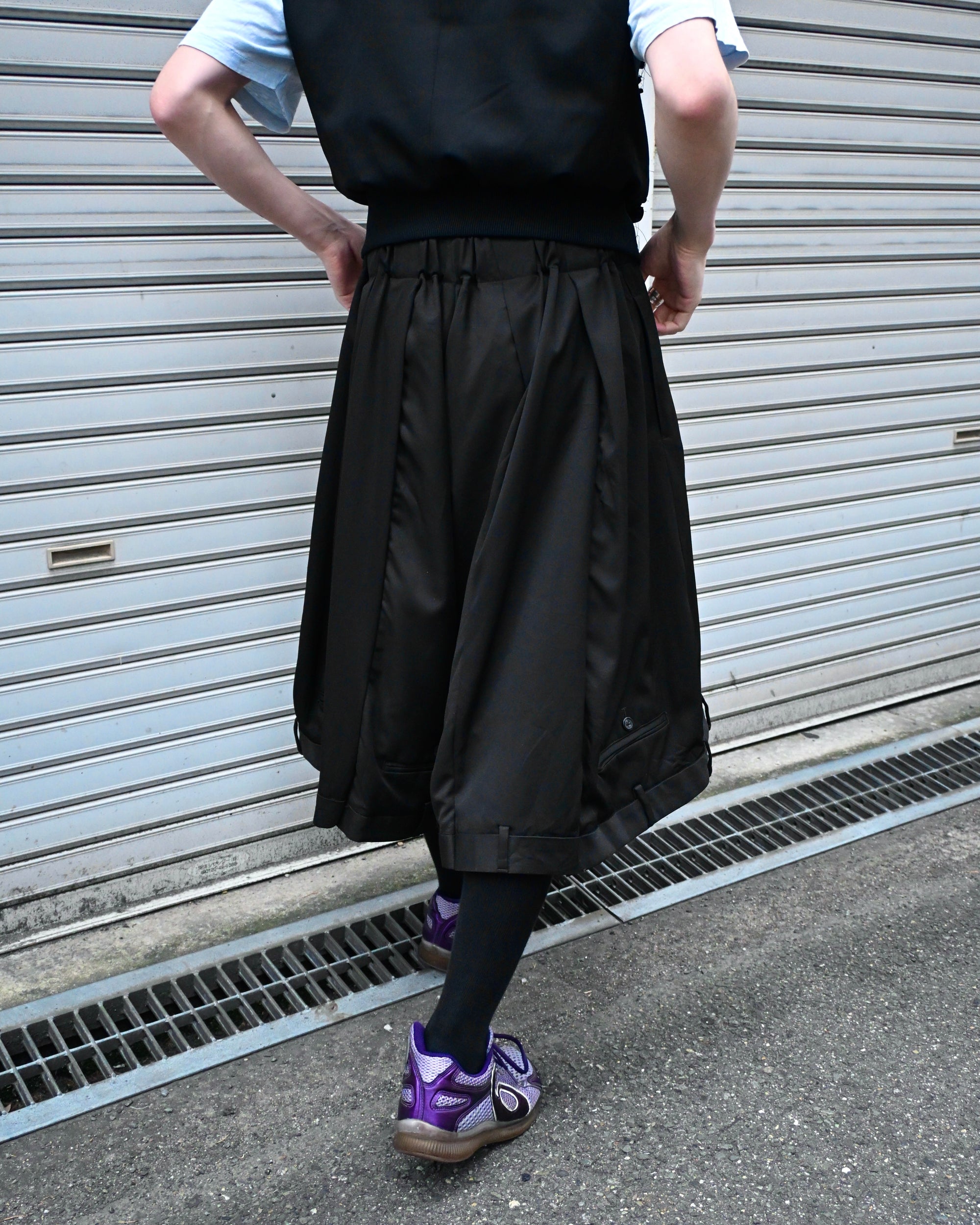 ID26-006-03-S / rebuild hakama slacks【A】
