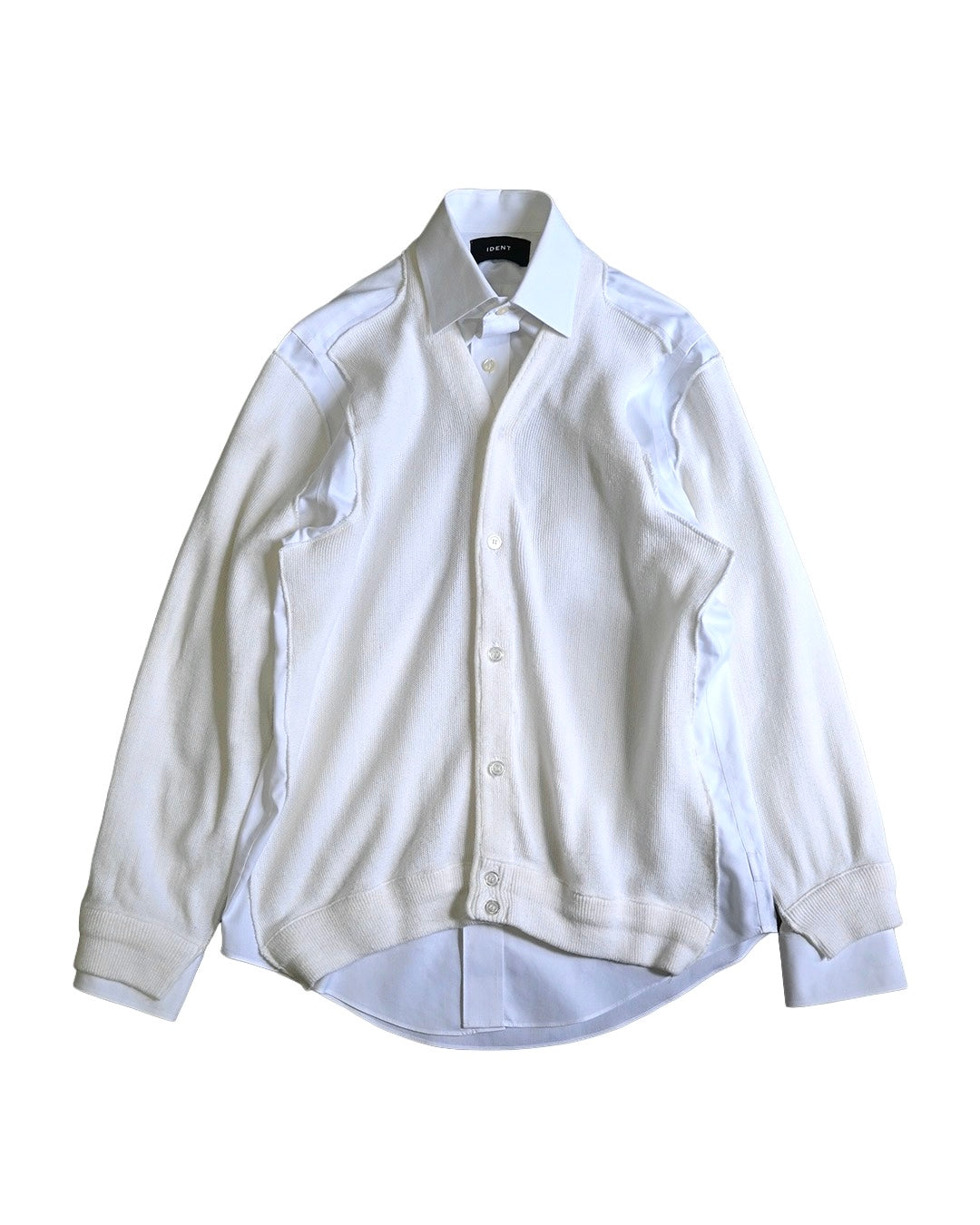 ID26-048-F / fake layered cardigan【A】