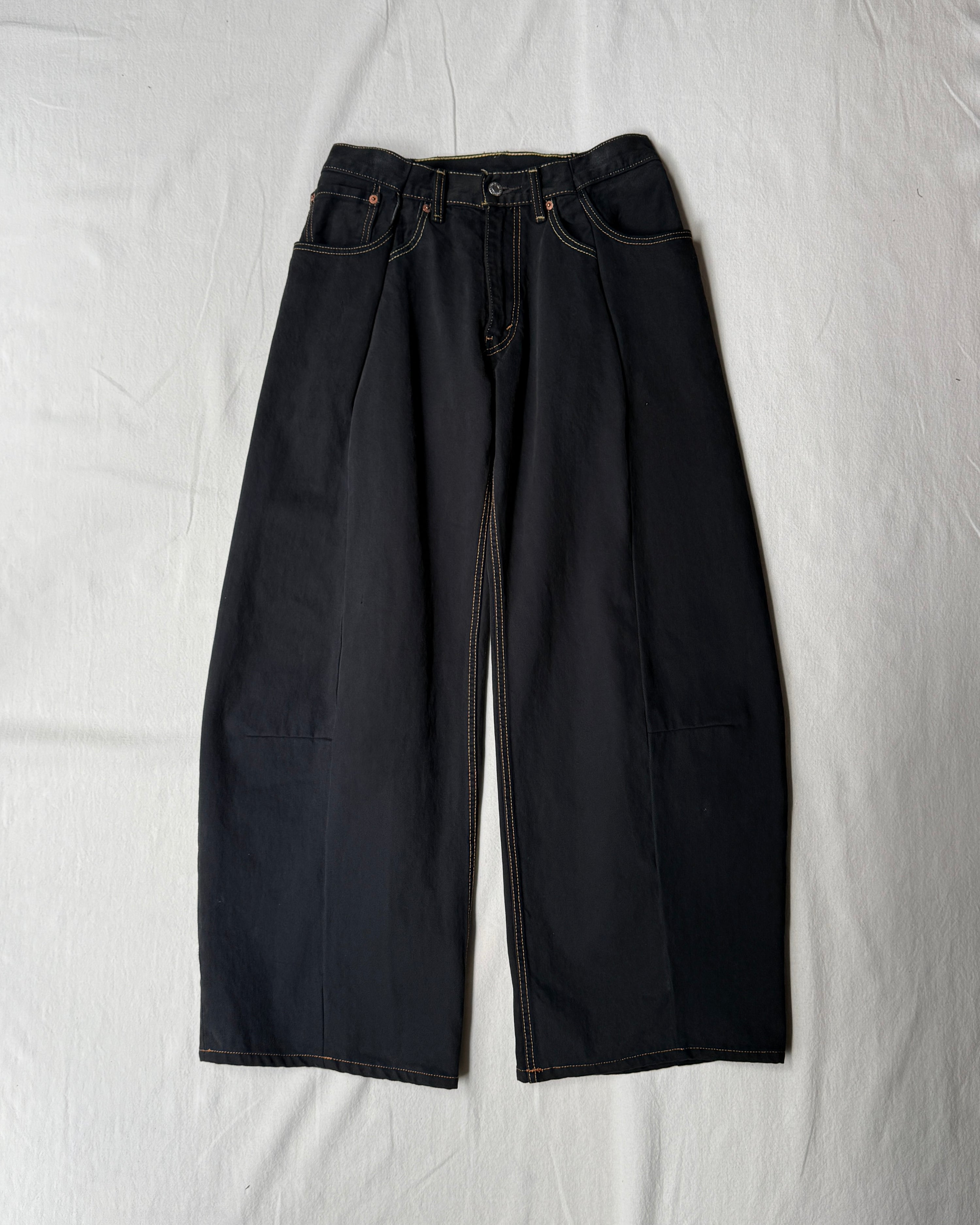 ID-005-M / curve buggy denim over dyed【C】