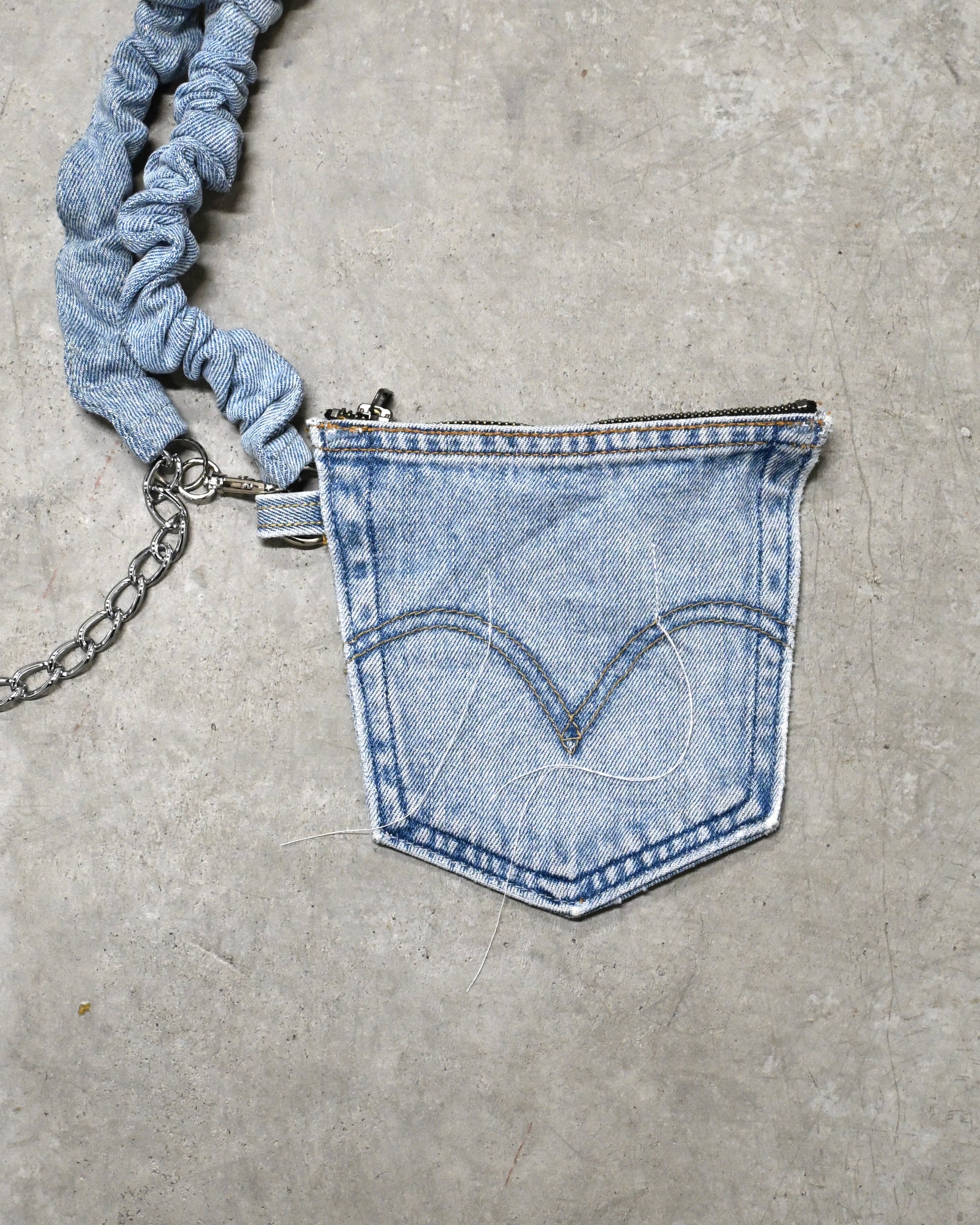 ID26-031-F  / denim pocket shoulder【D】