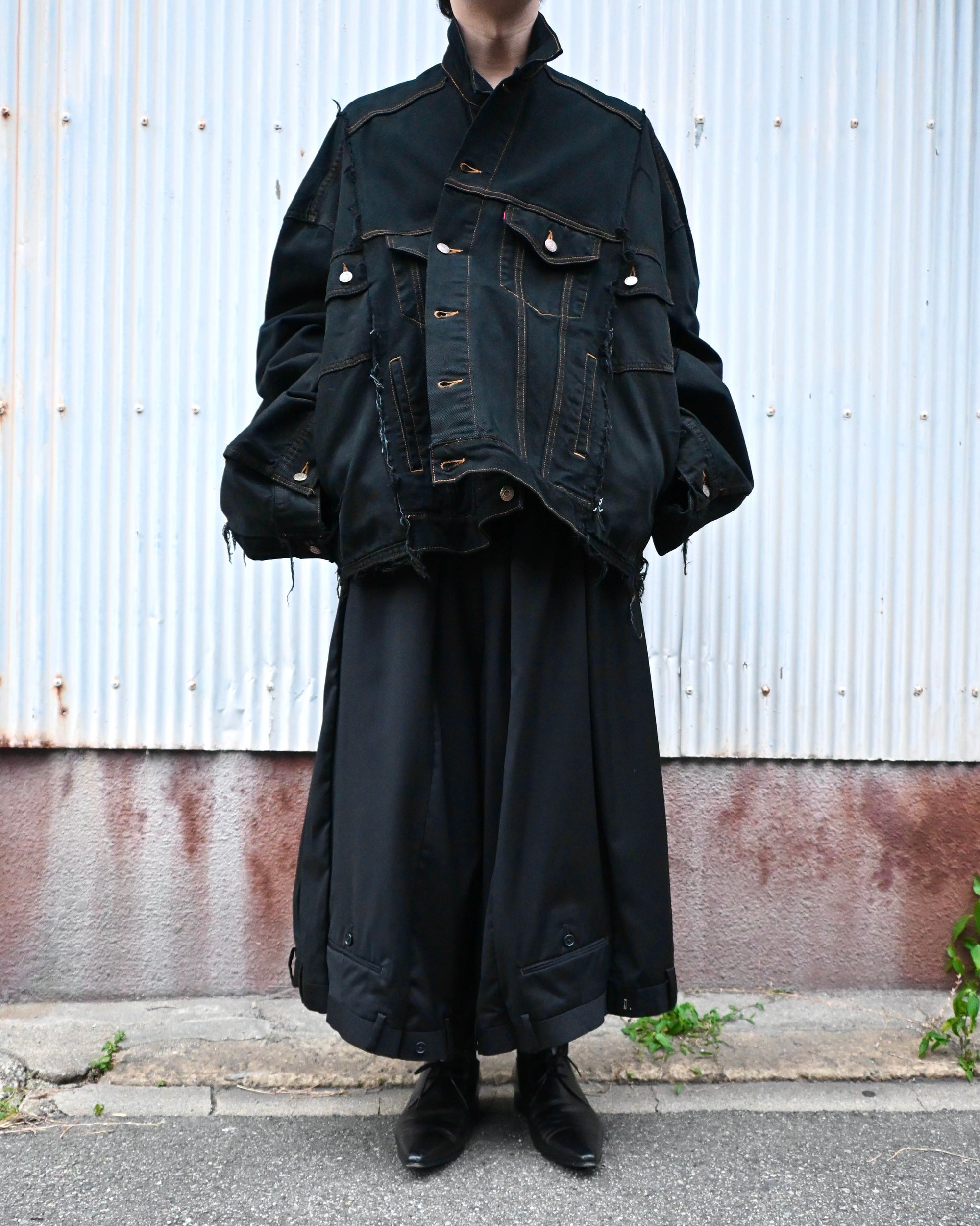 ID26-006-03-M / rebuild hakama slacks【B】