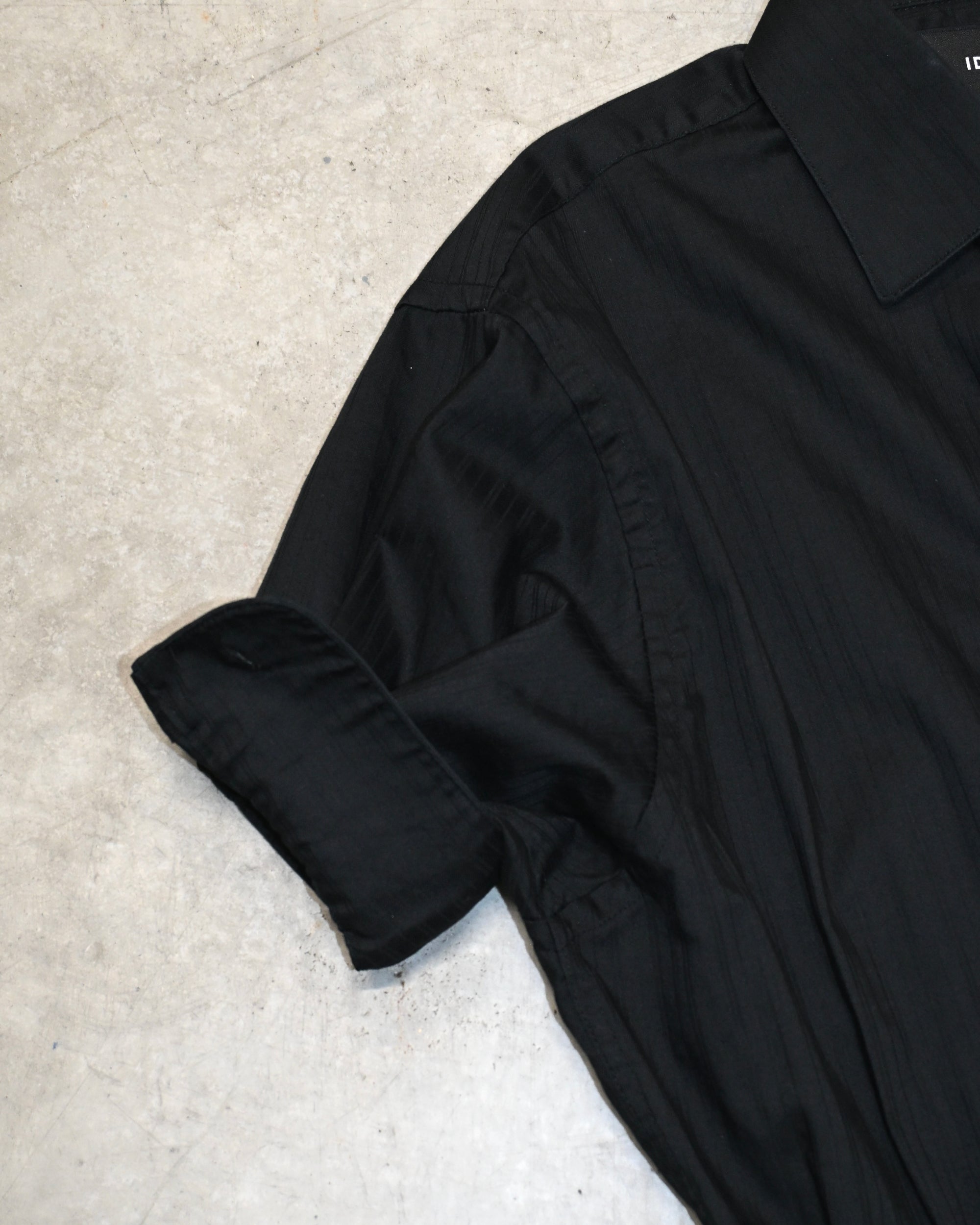 ID26-036-01-M / denim waist short sleeve shirt【A】