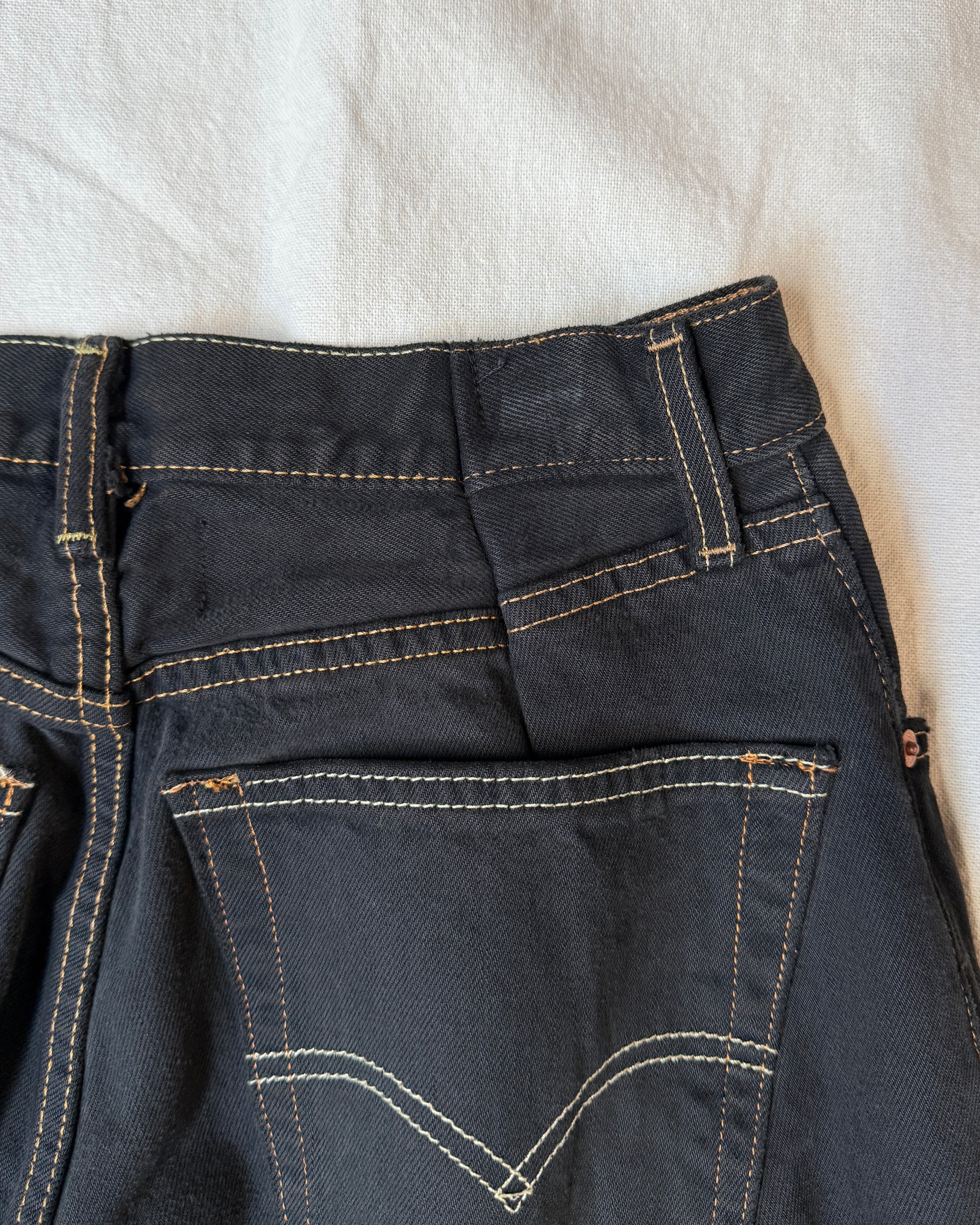 ID-005-M / curve buggy denim over dyed【C】