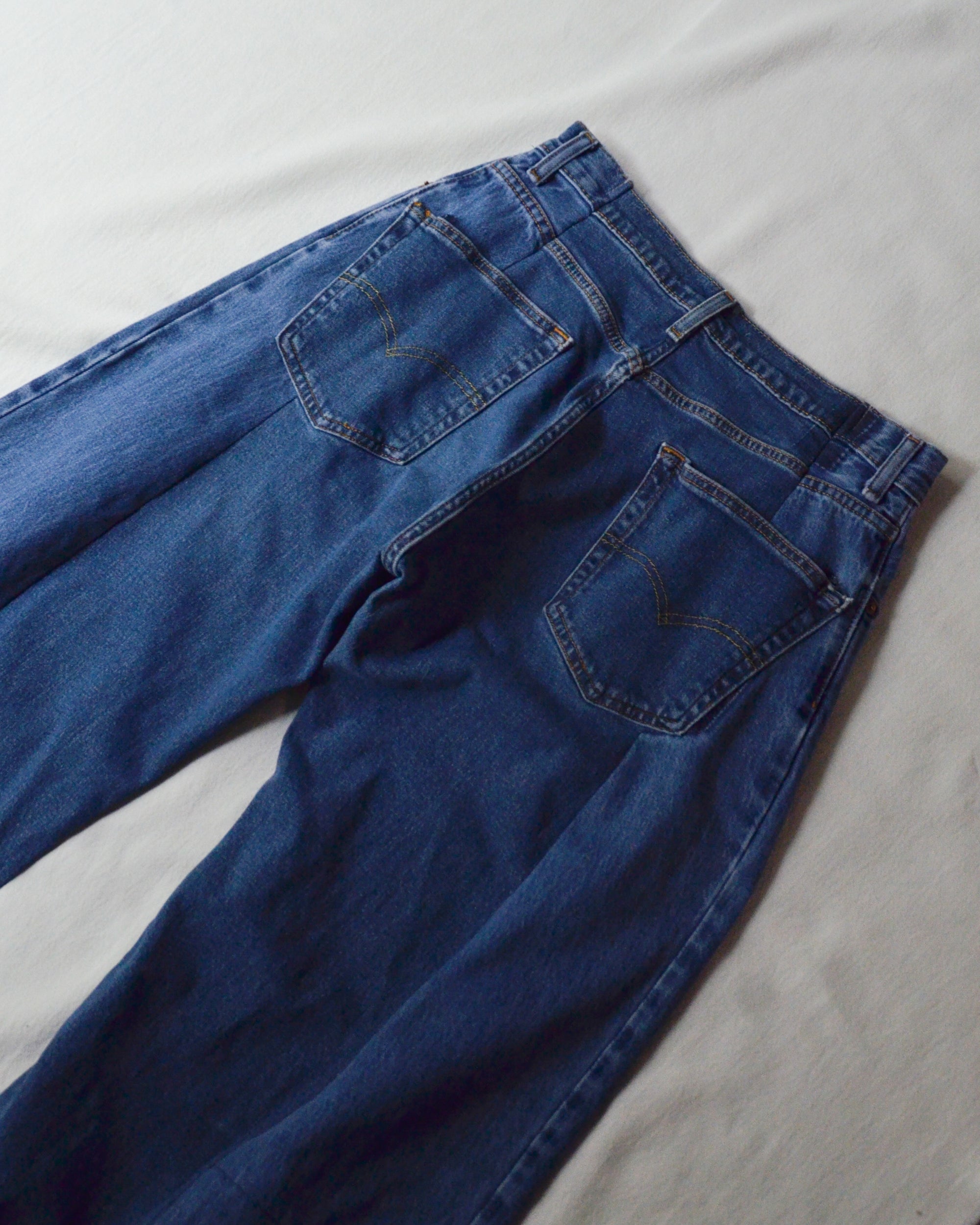RE-010-18 / curve buggy denim【E】