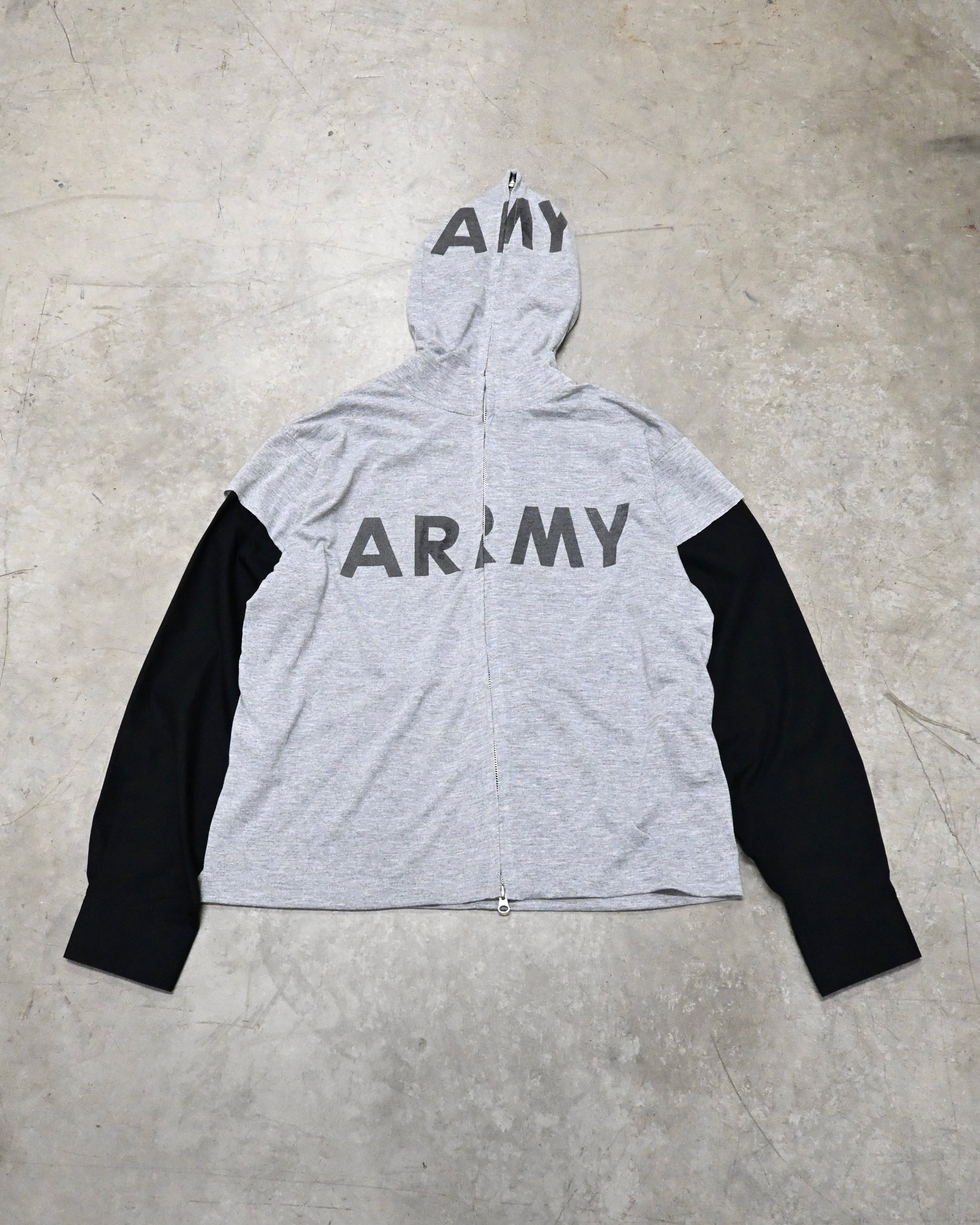 ID26-037-F / layered army top【A】