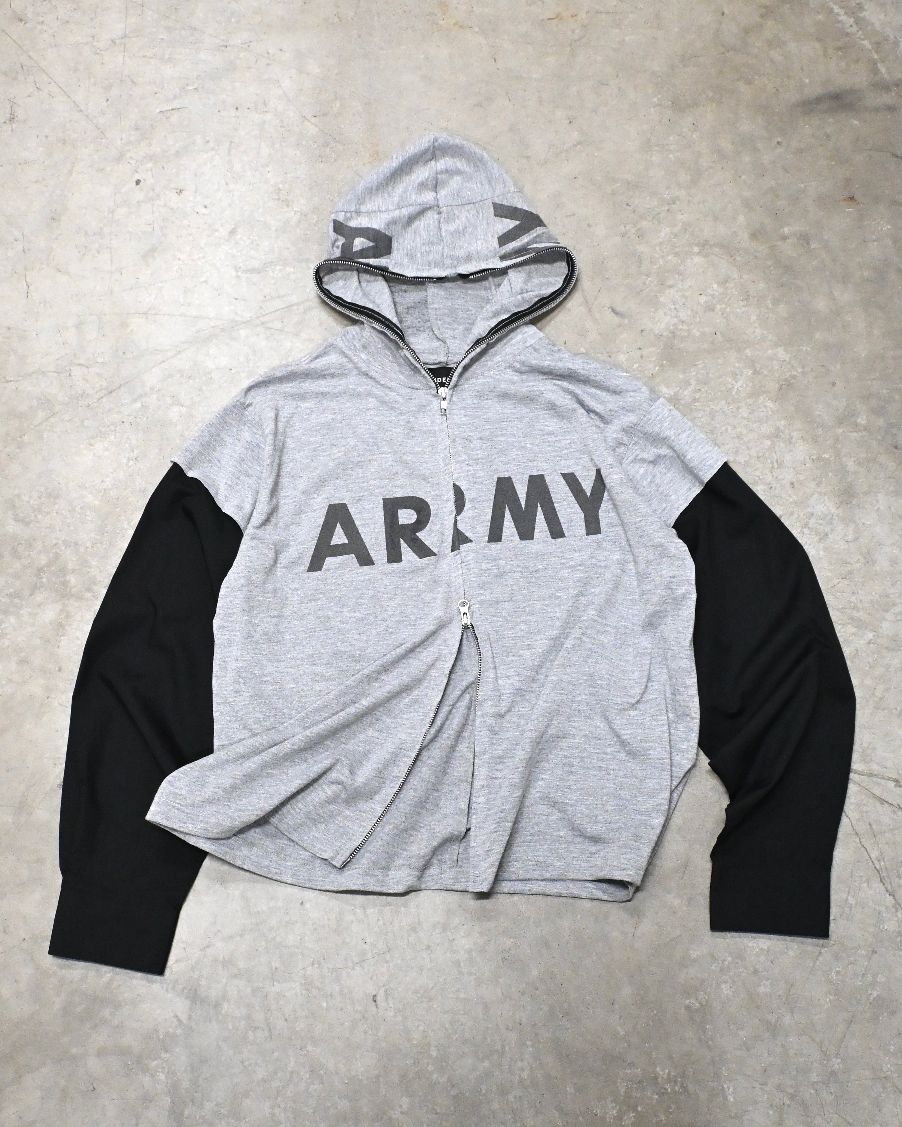 ID26-037-F / layered army top【A】