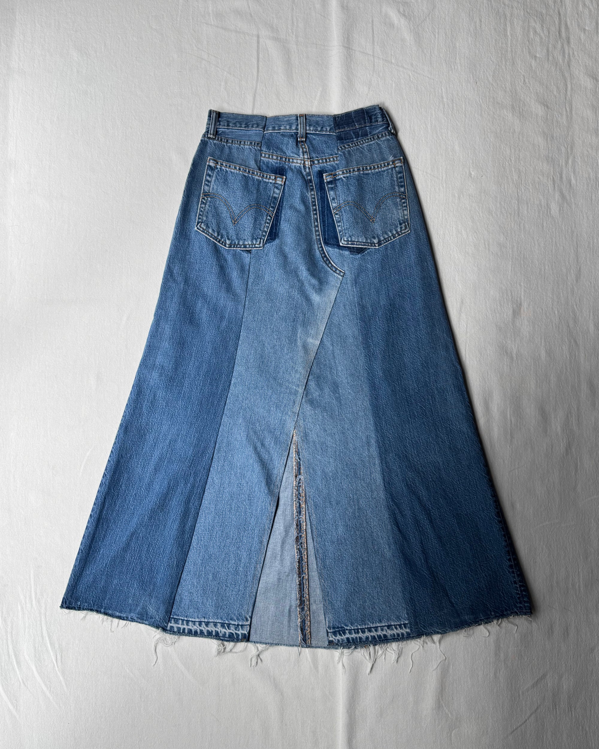 ID25-020 / rebuild denim skirt【B】