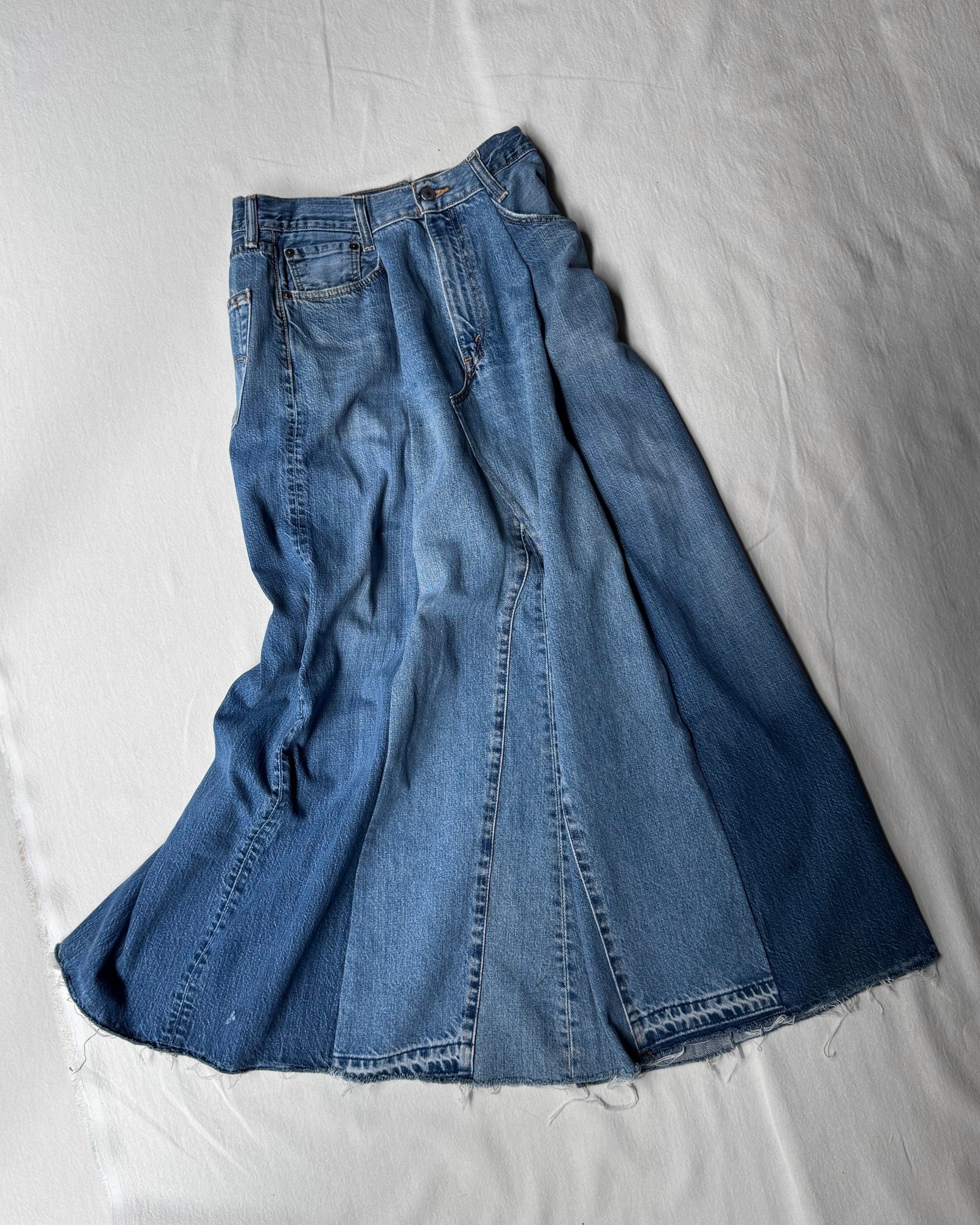 ID25-020 / rebuild denim skirt【B】