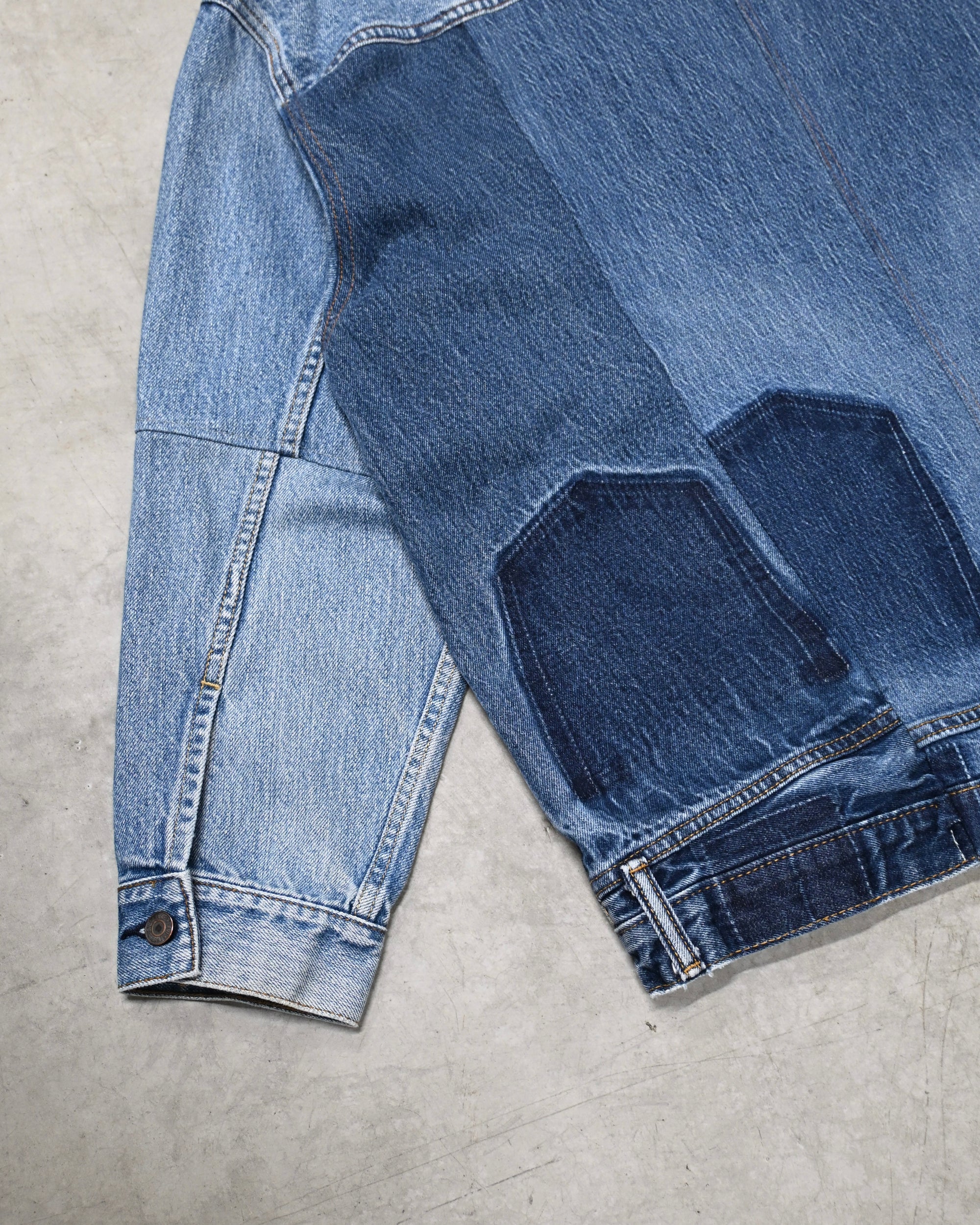 ID26-050-F / upside down denim jacket【A】