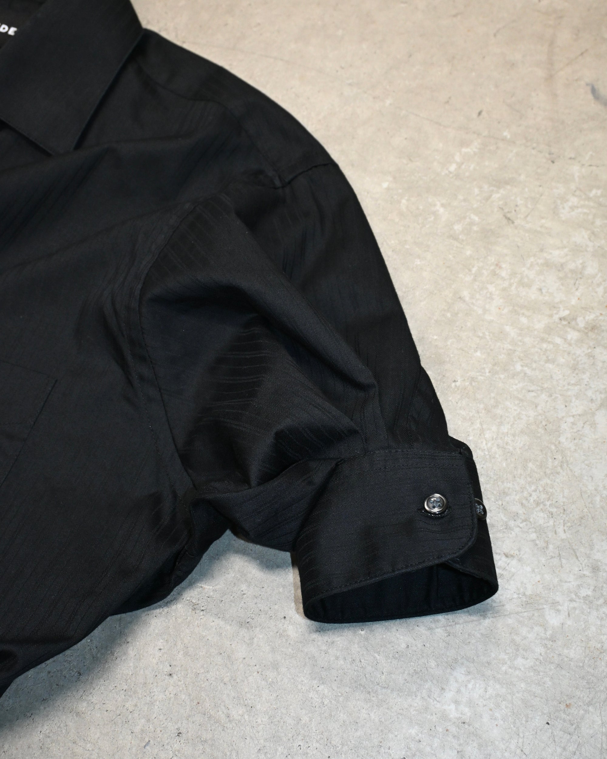 ID26-036-01-M / denim waist short sleeve shirt【A】