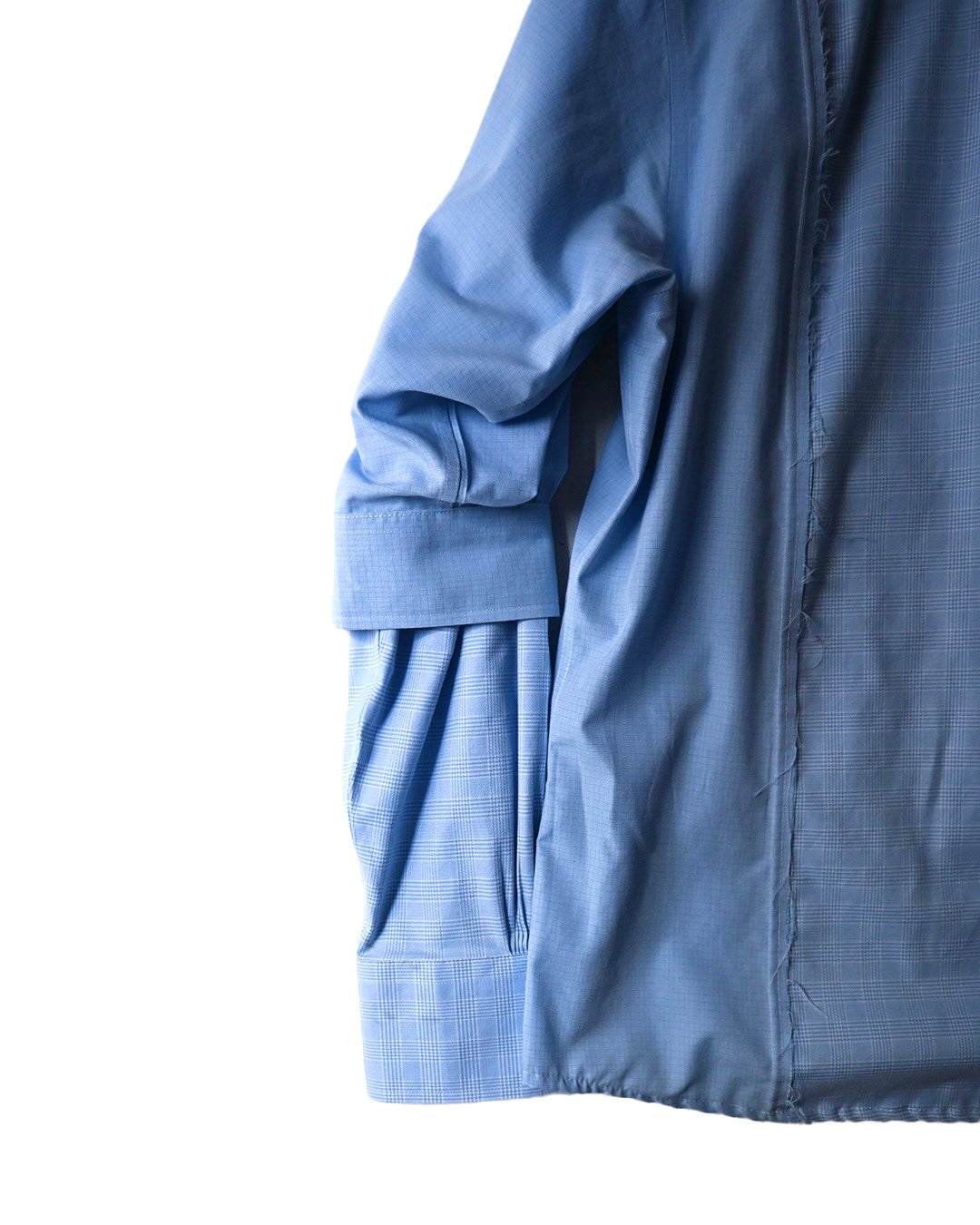 ID26-063-F / layered sleeve shirt 【A】