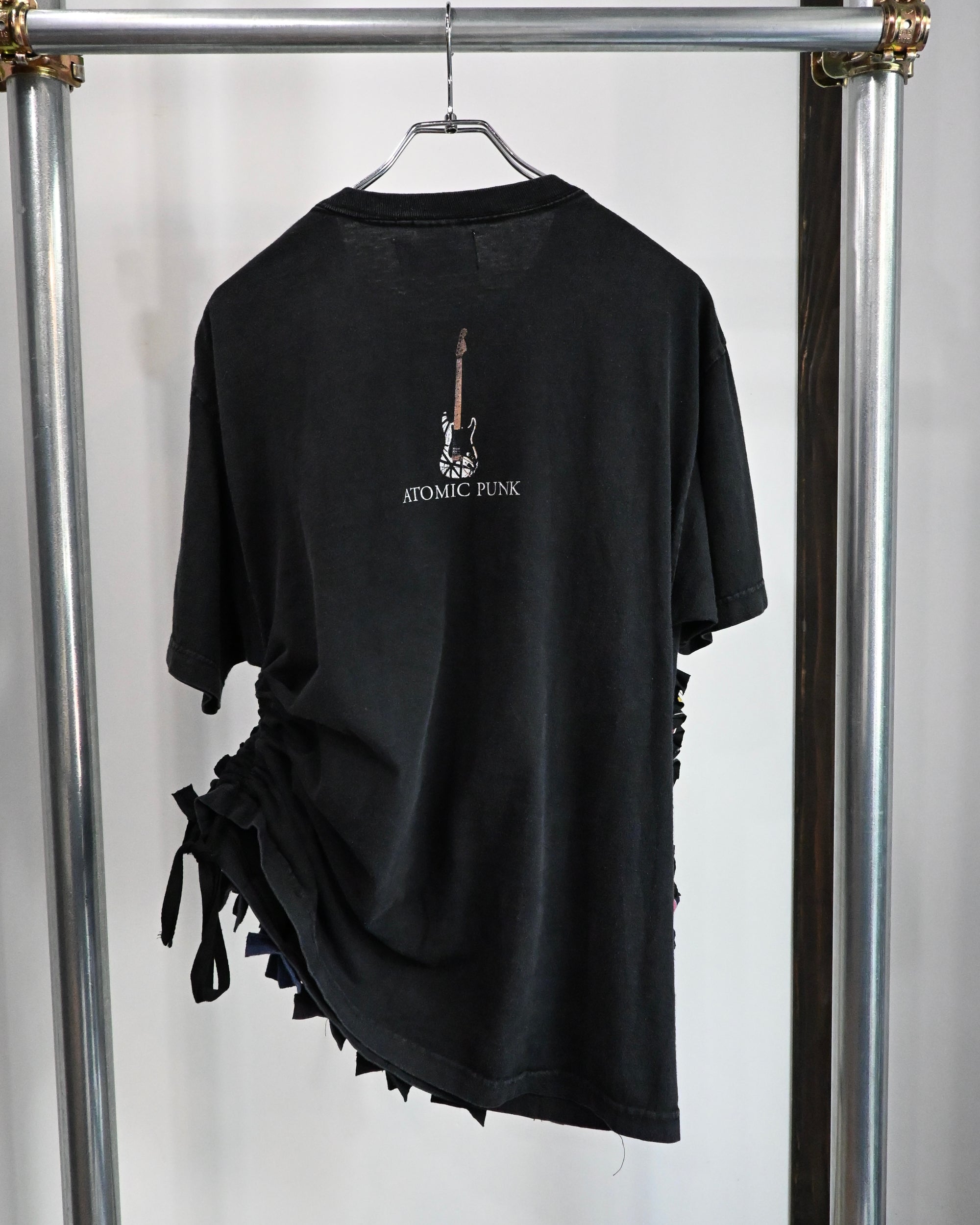 ID26−023-F / gather string frill tee【A】