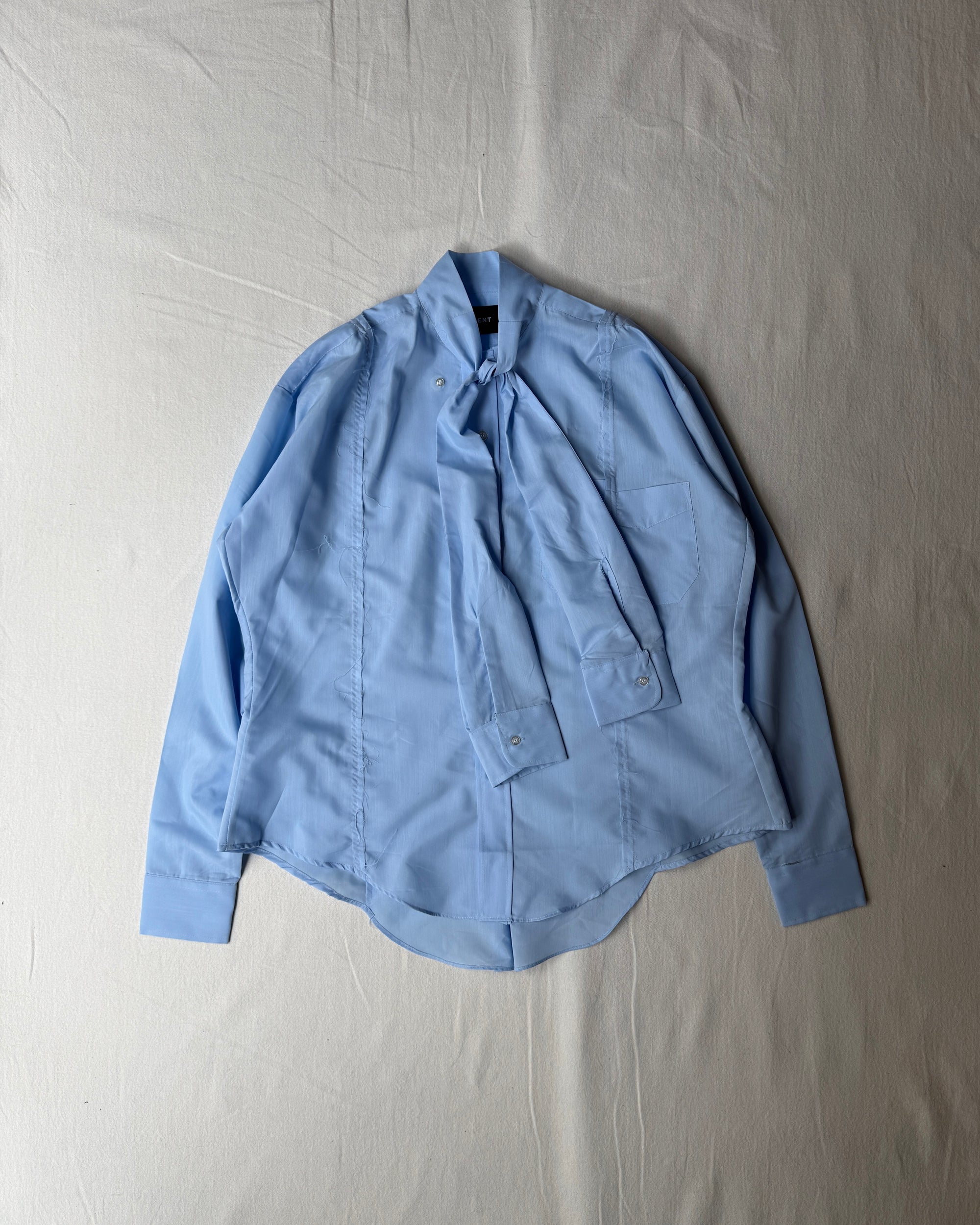 ID26-004-F / docking ribbon shirt【A】