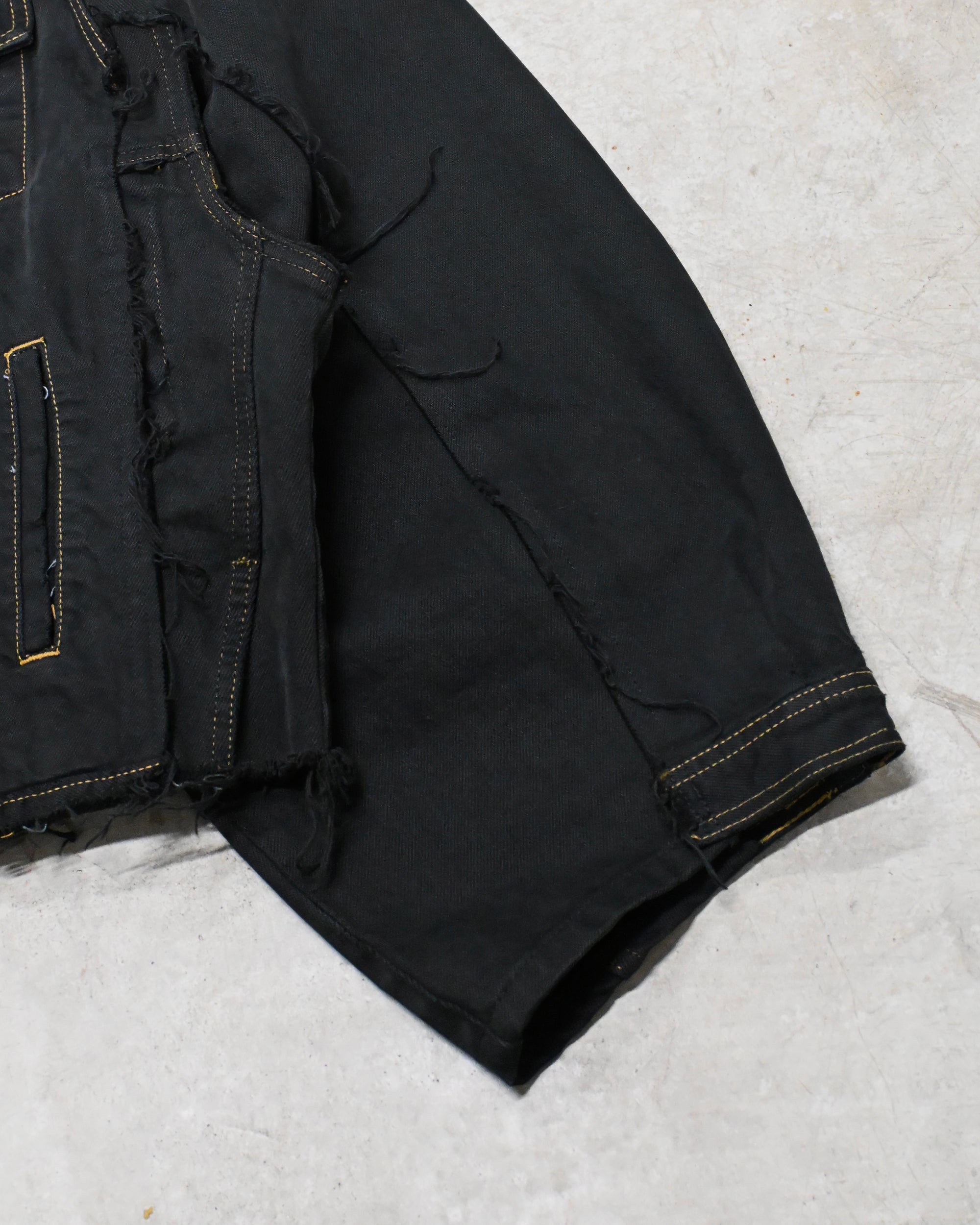 ID-006–05-F / rebuild kimono denim overdyed【A】