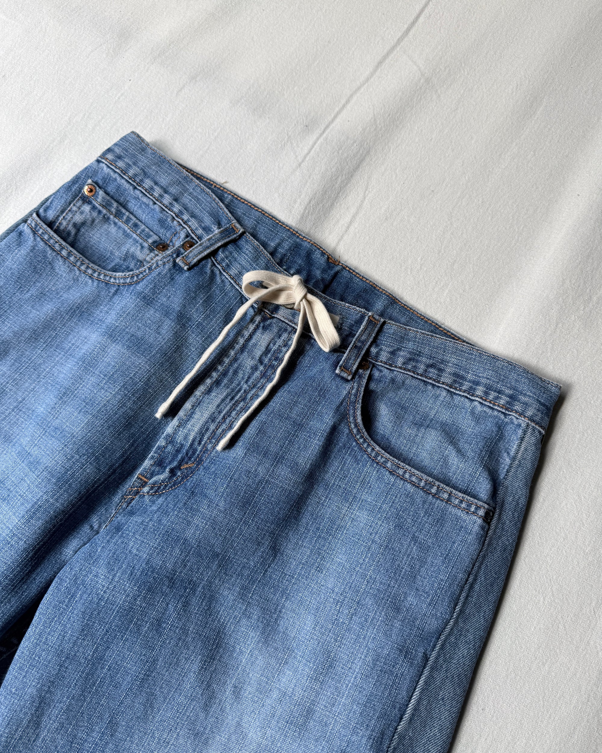 ID25-005-01-F / wide leg easy denim【C】