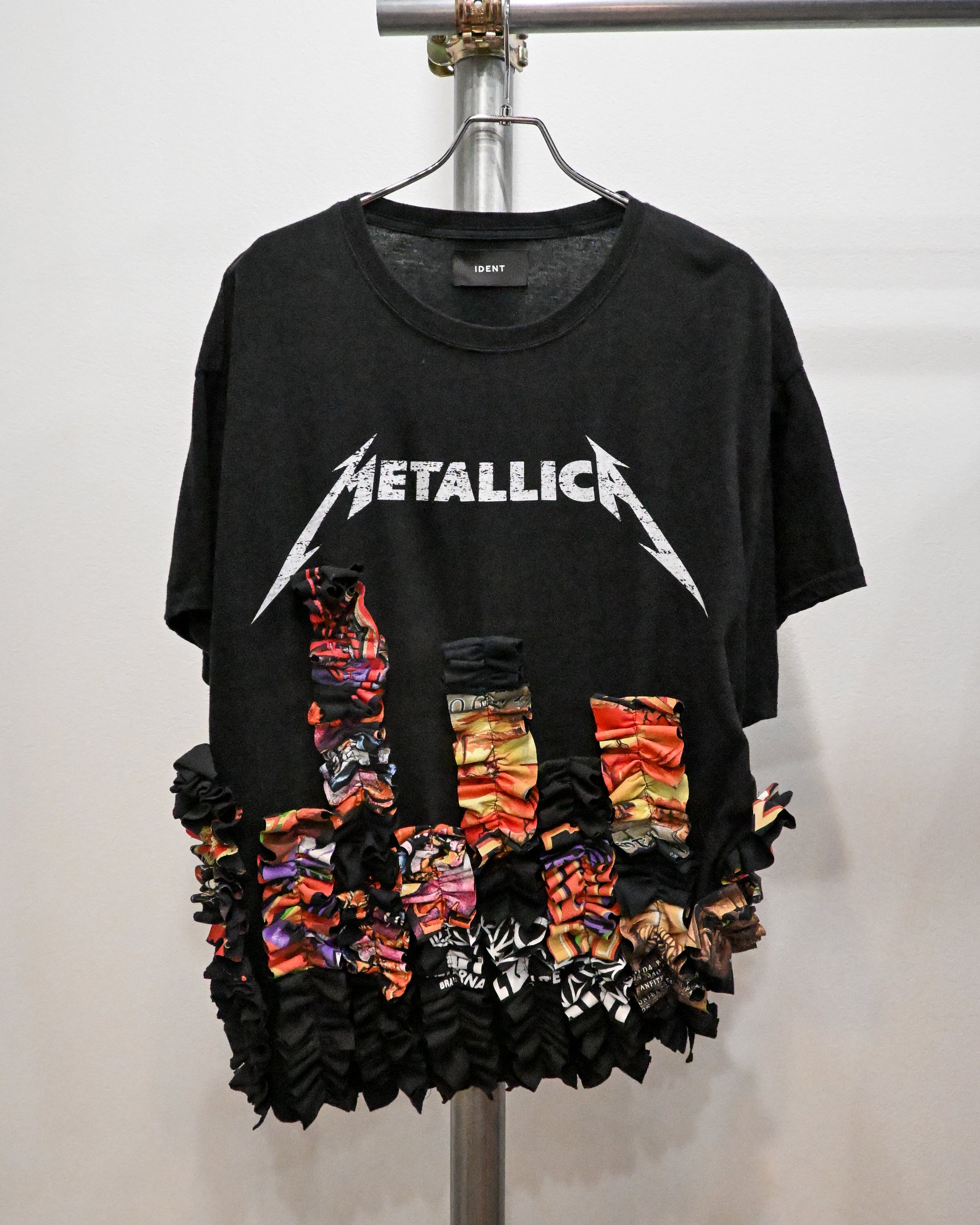 ID26−023-F / gather string frill tee【B】