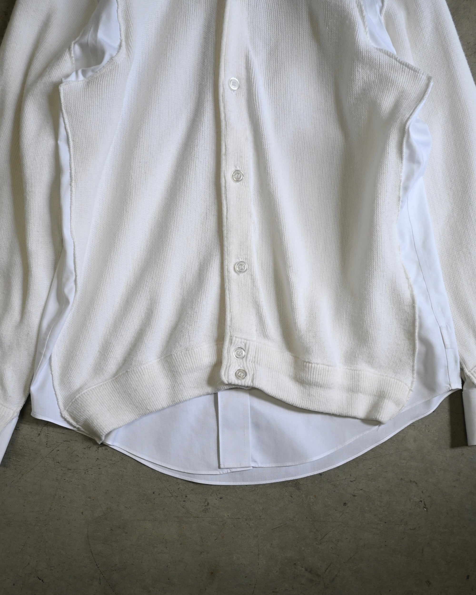 ID26-048-F / fake layered cardigan【A】