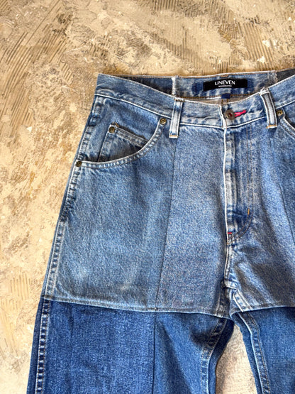 RE-004 / 4panel docking denim【C】