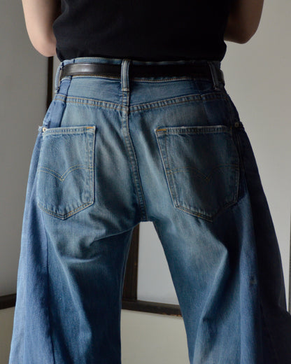 RE-010-18 / curve buggy denim【F】