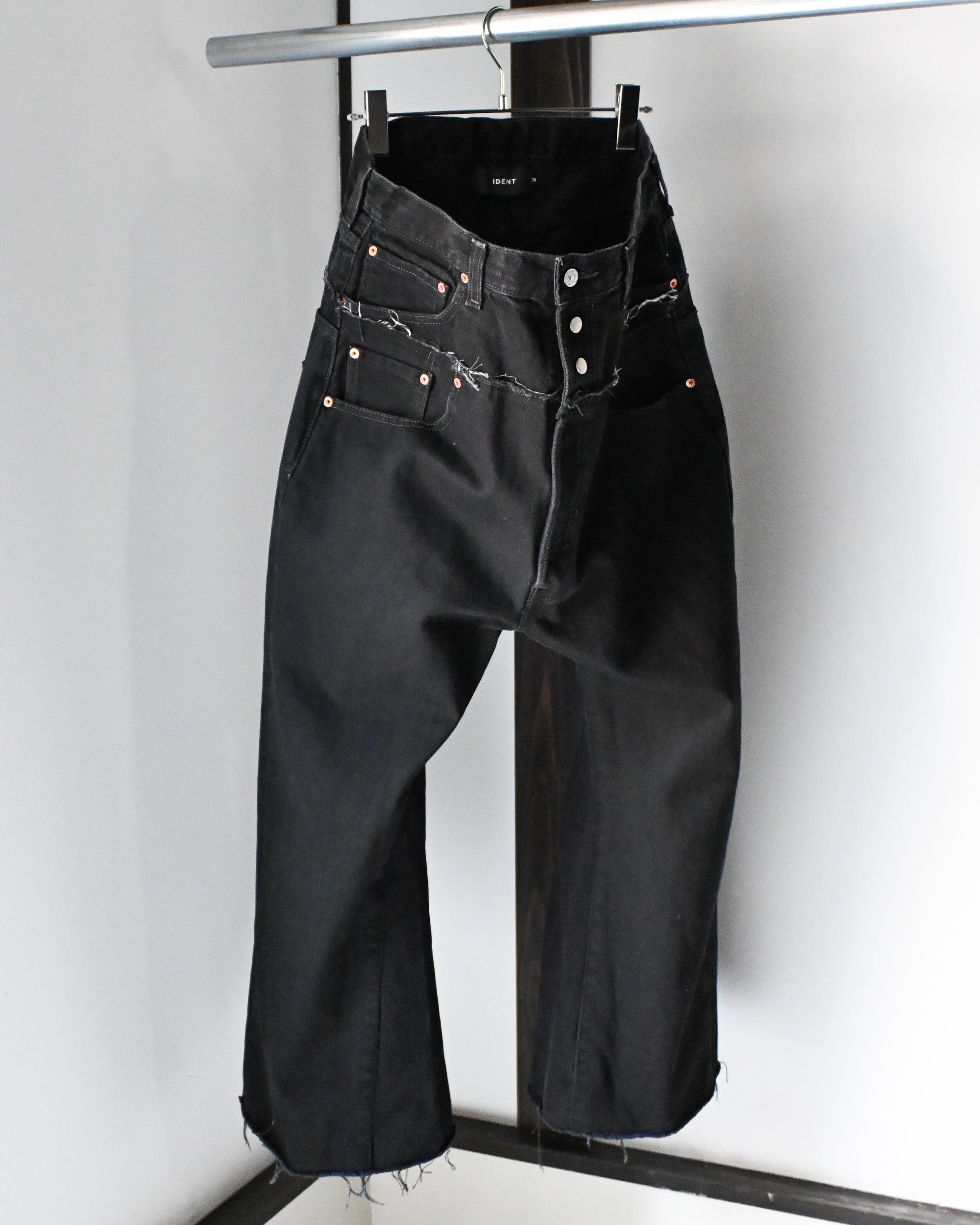 ID26-008-L / wide leg easy denim【C】