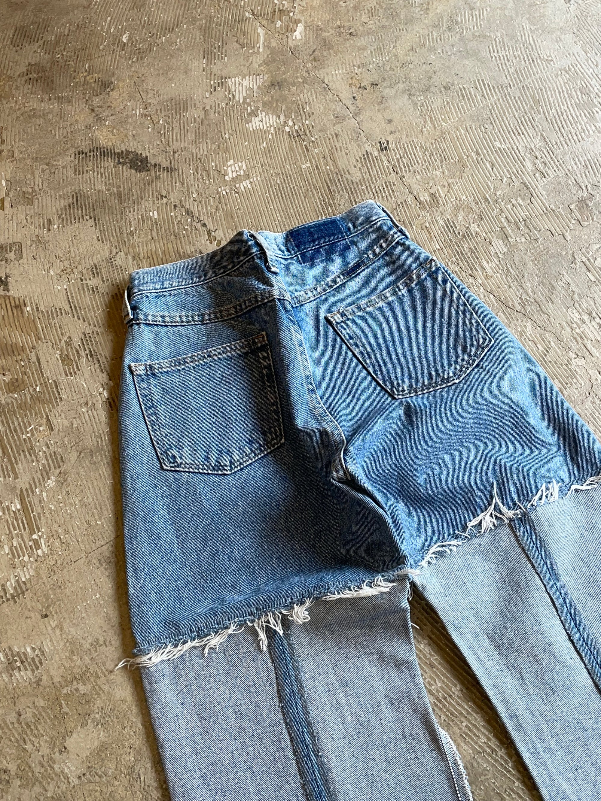 RE-013-04 / inside out straight denim【H】