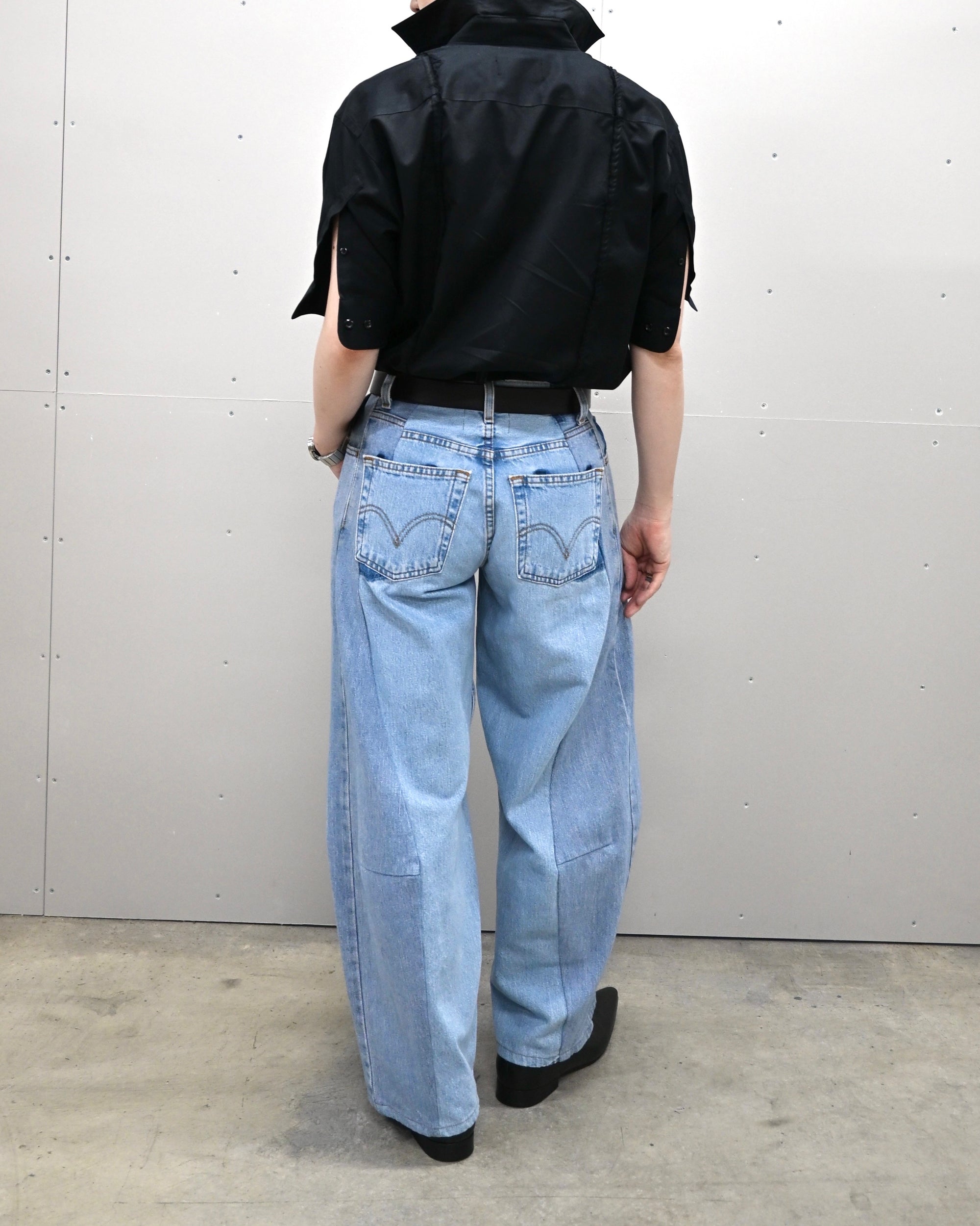 ID-001-14-XS / curve buggy denim【A】