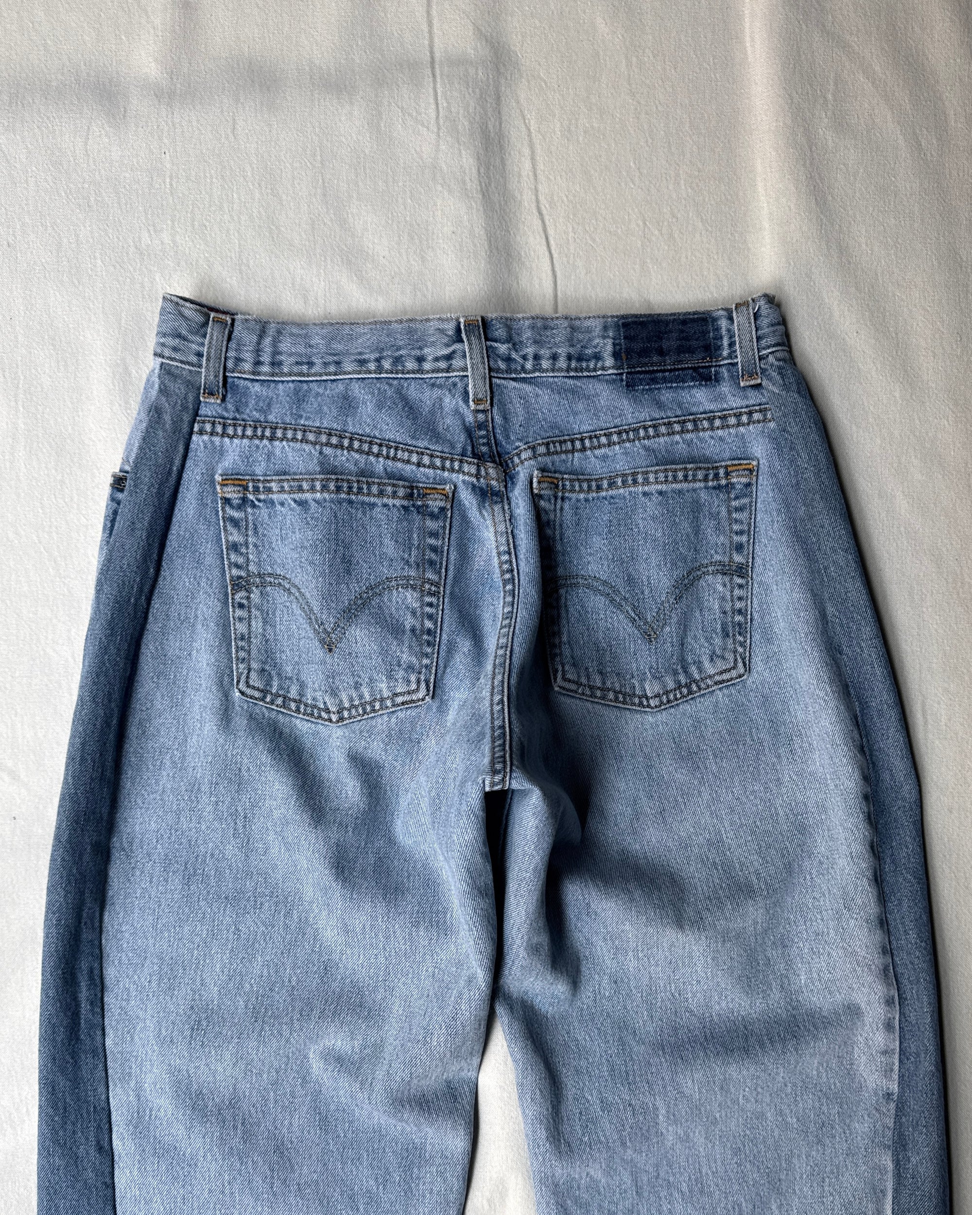 ID25-005-01-F / wide leg easy denim【F】