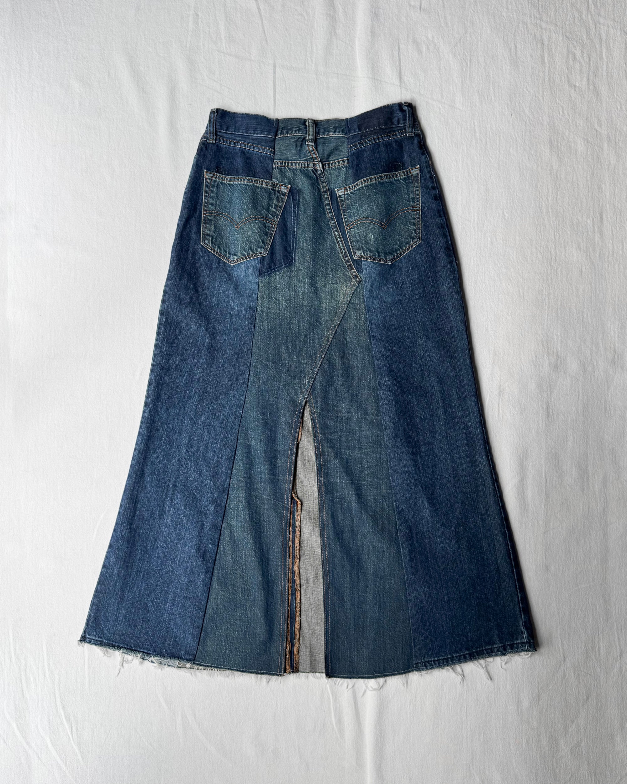 ID25-020 / rebuild denim skirt【D】