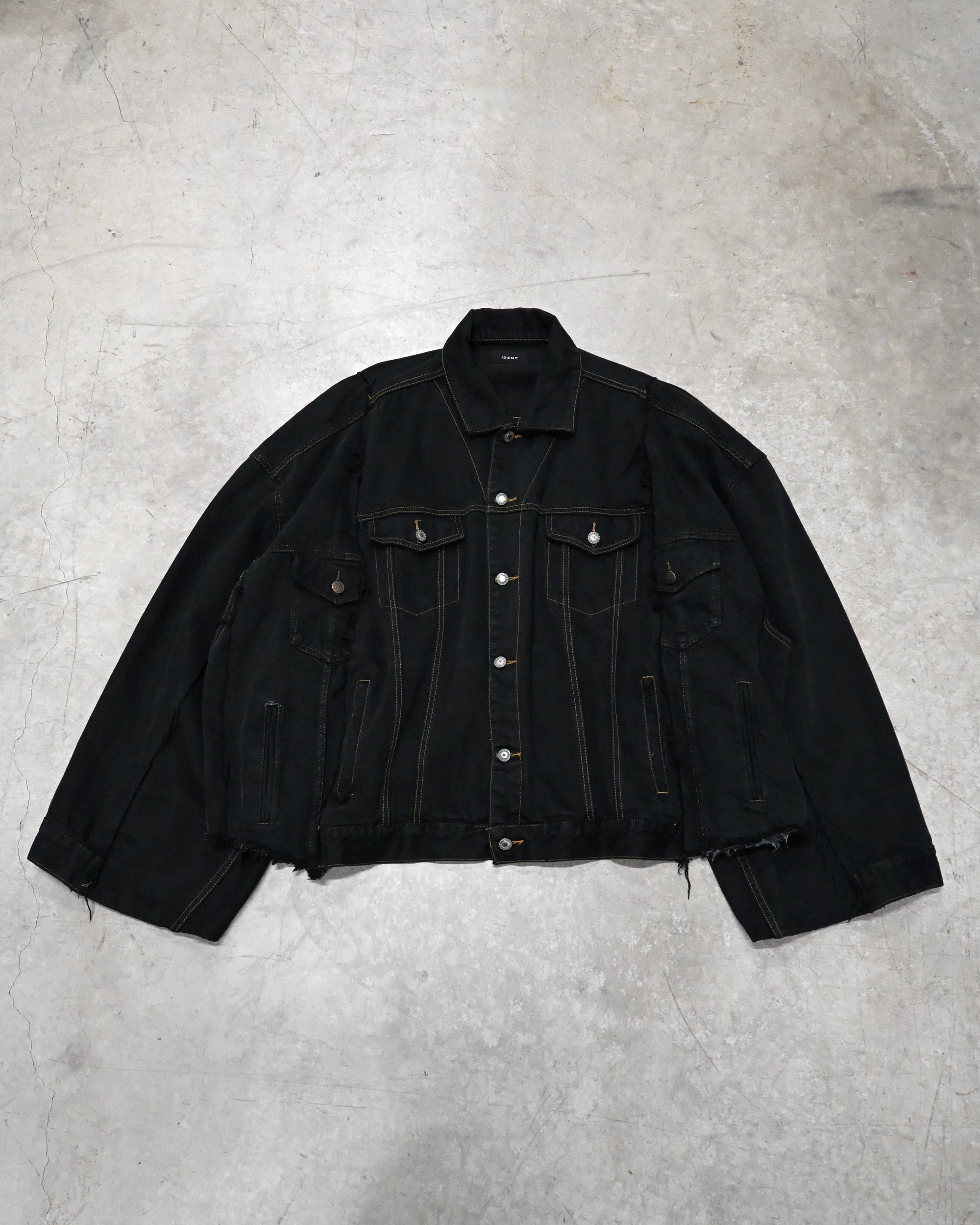 ID-006-06-F / rebuild kimono denim overdyed【A】