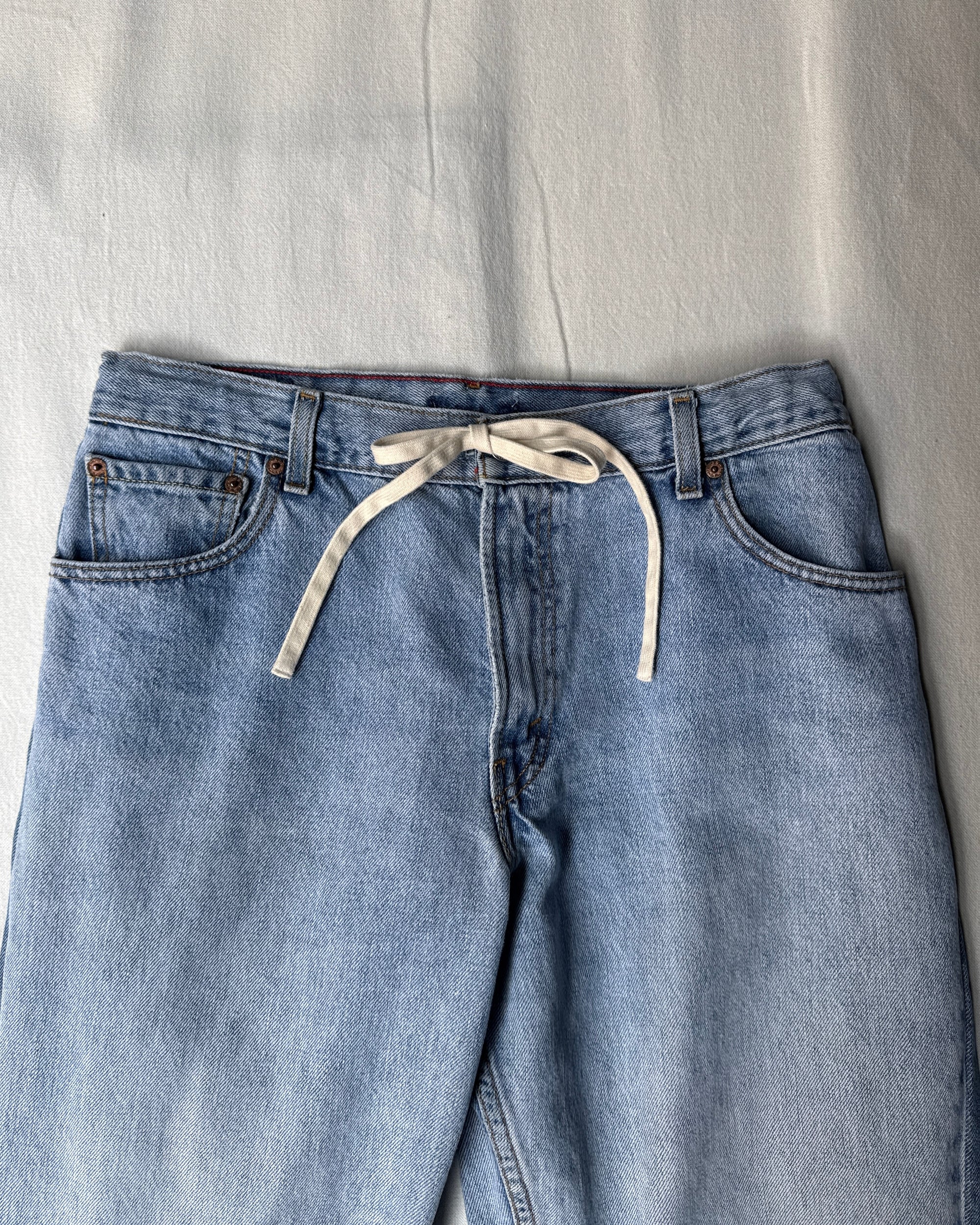 ID25-005-01-F / wide leg easy denim【F】