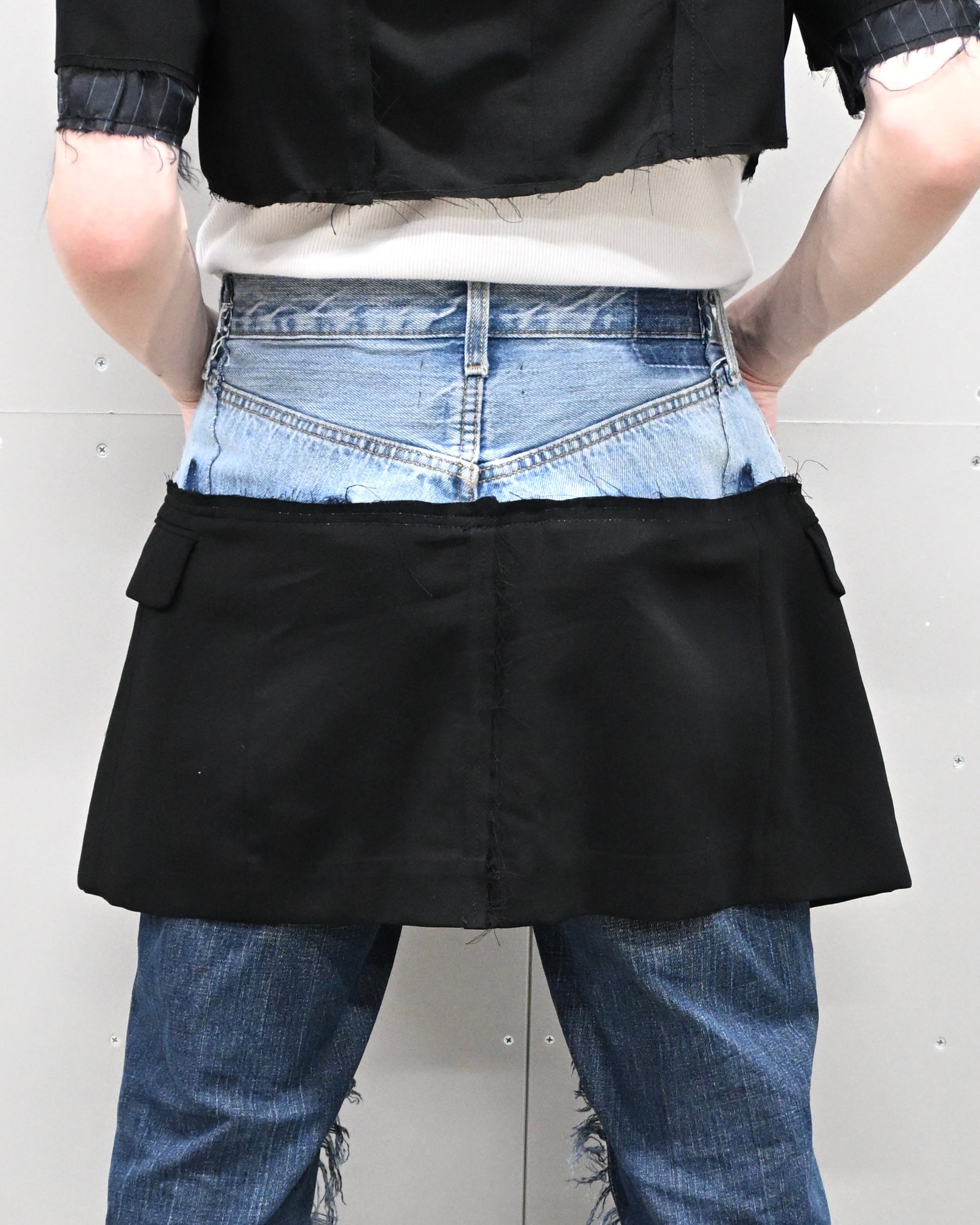 ID26-022-01-L / fake layered skirt 【A】 – IDENT