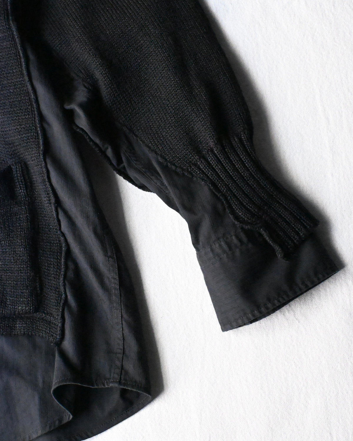 ID26-047-F / fake layered vintage cardigan 【B】