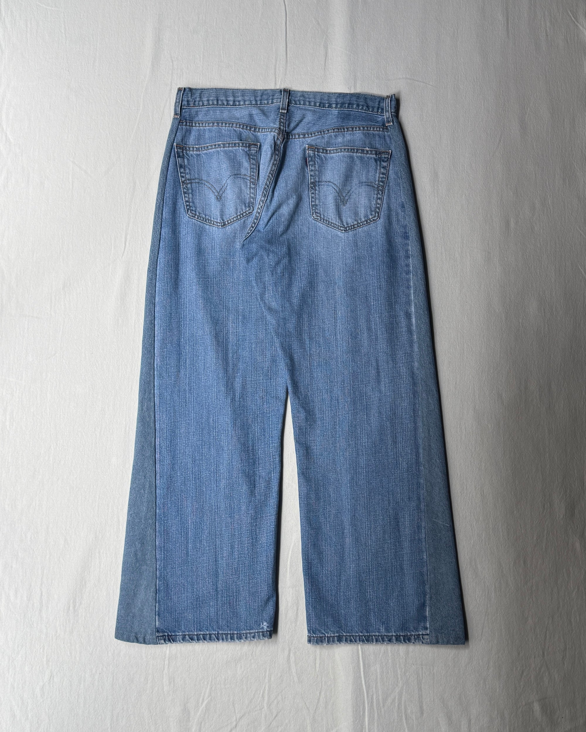 ID25-005-01-F / wide leg easy denim【C】
