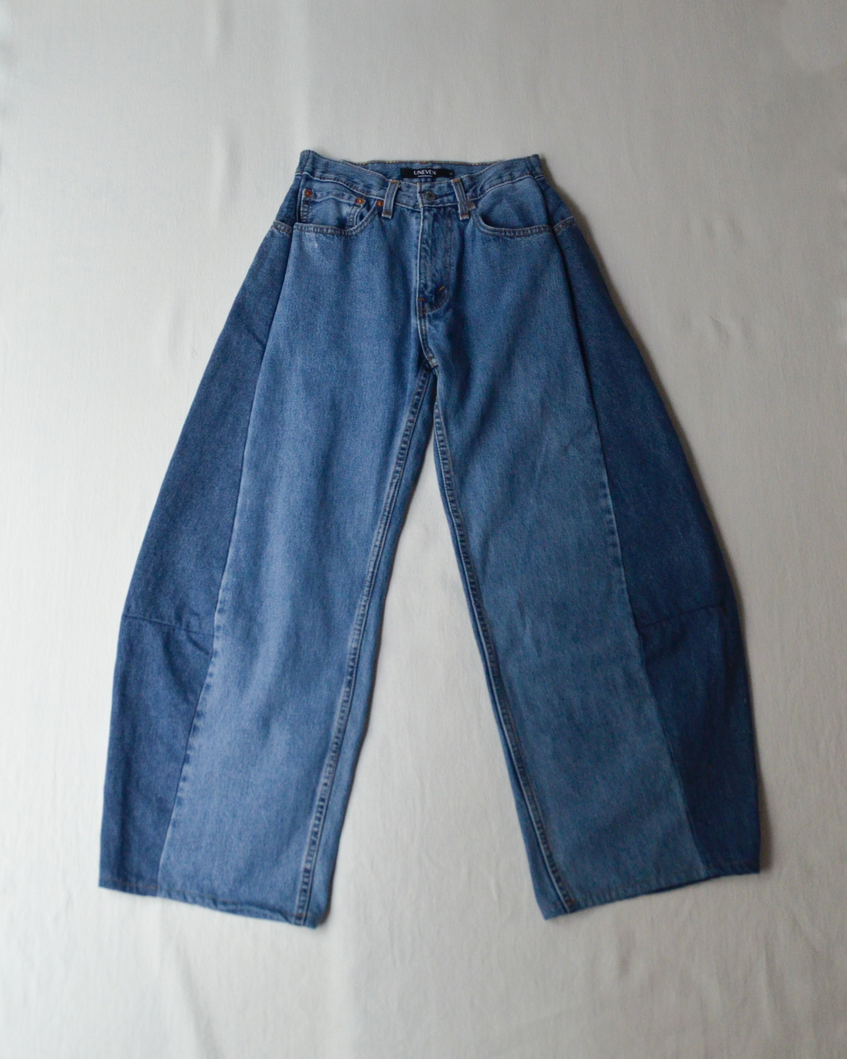 RE-010-18 / curve buggy denim【A】