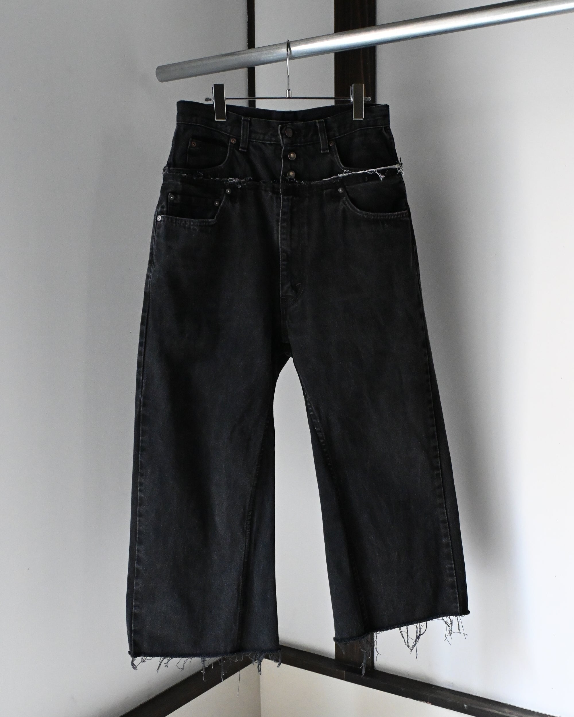 ID26-008-S / wide leg easy denim【B】