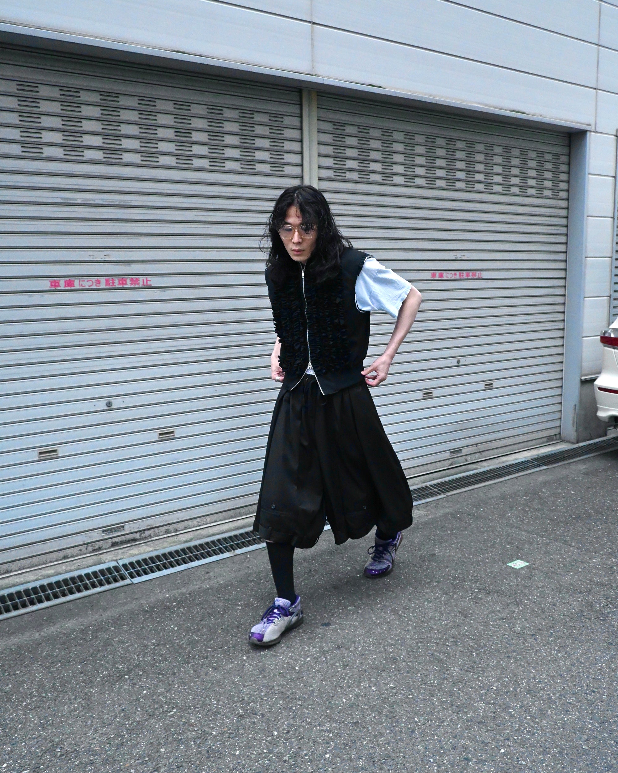 ID26-006-03-S / rebuild hakama slacks【A】
