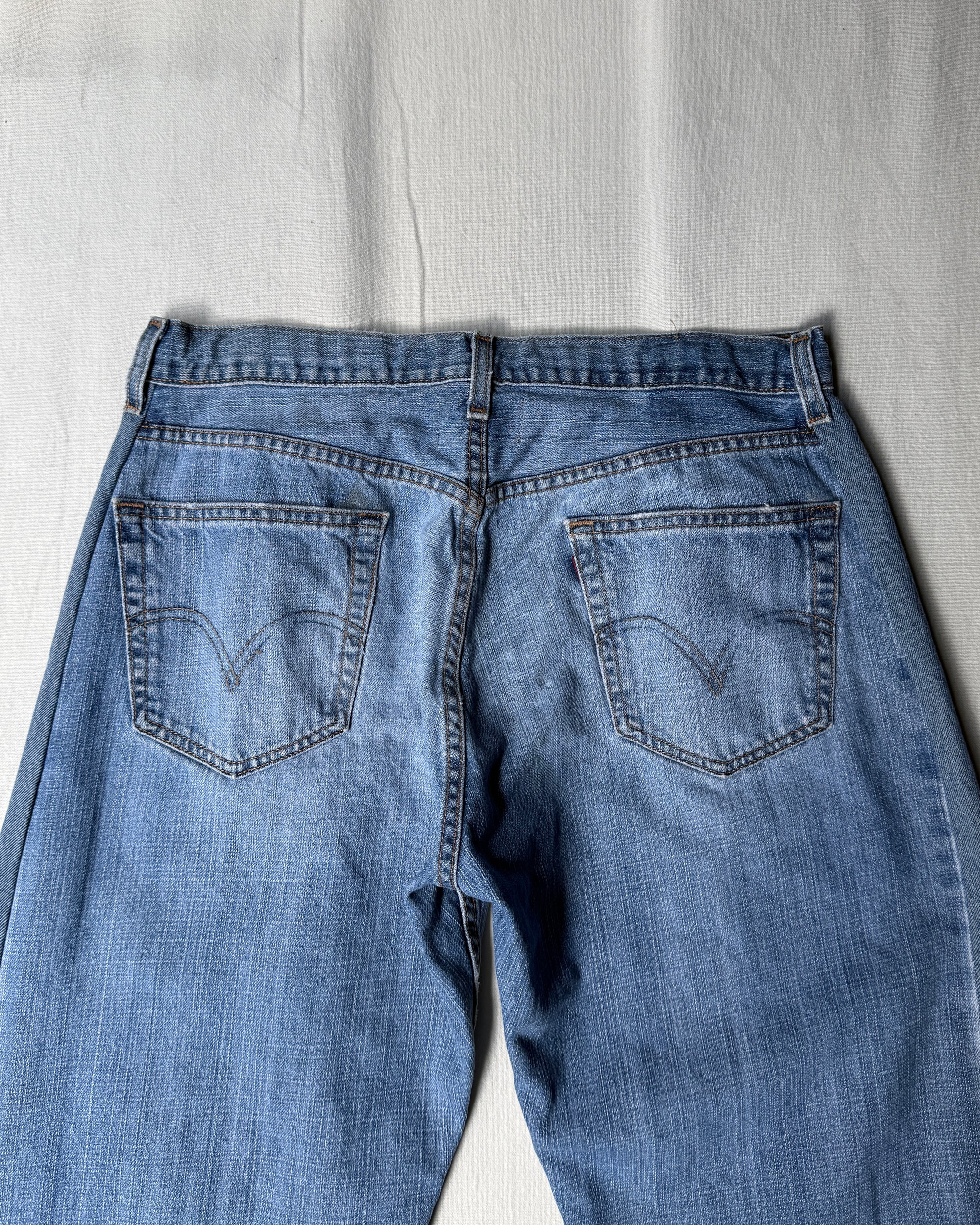 ID25-005-01-F / wide leg easy denim【C】