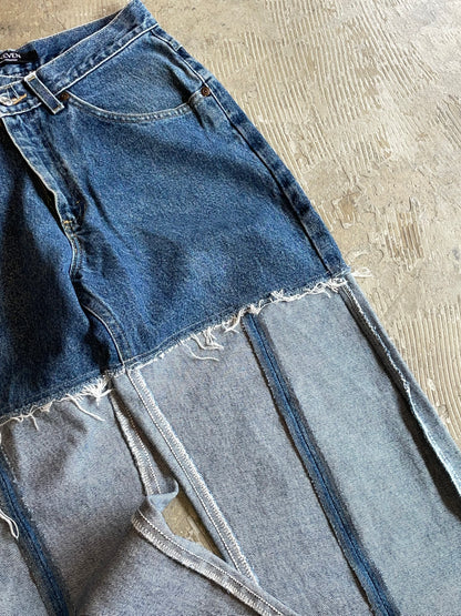 RE-013-04 /  inside out straight denim【E】