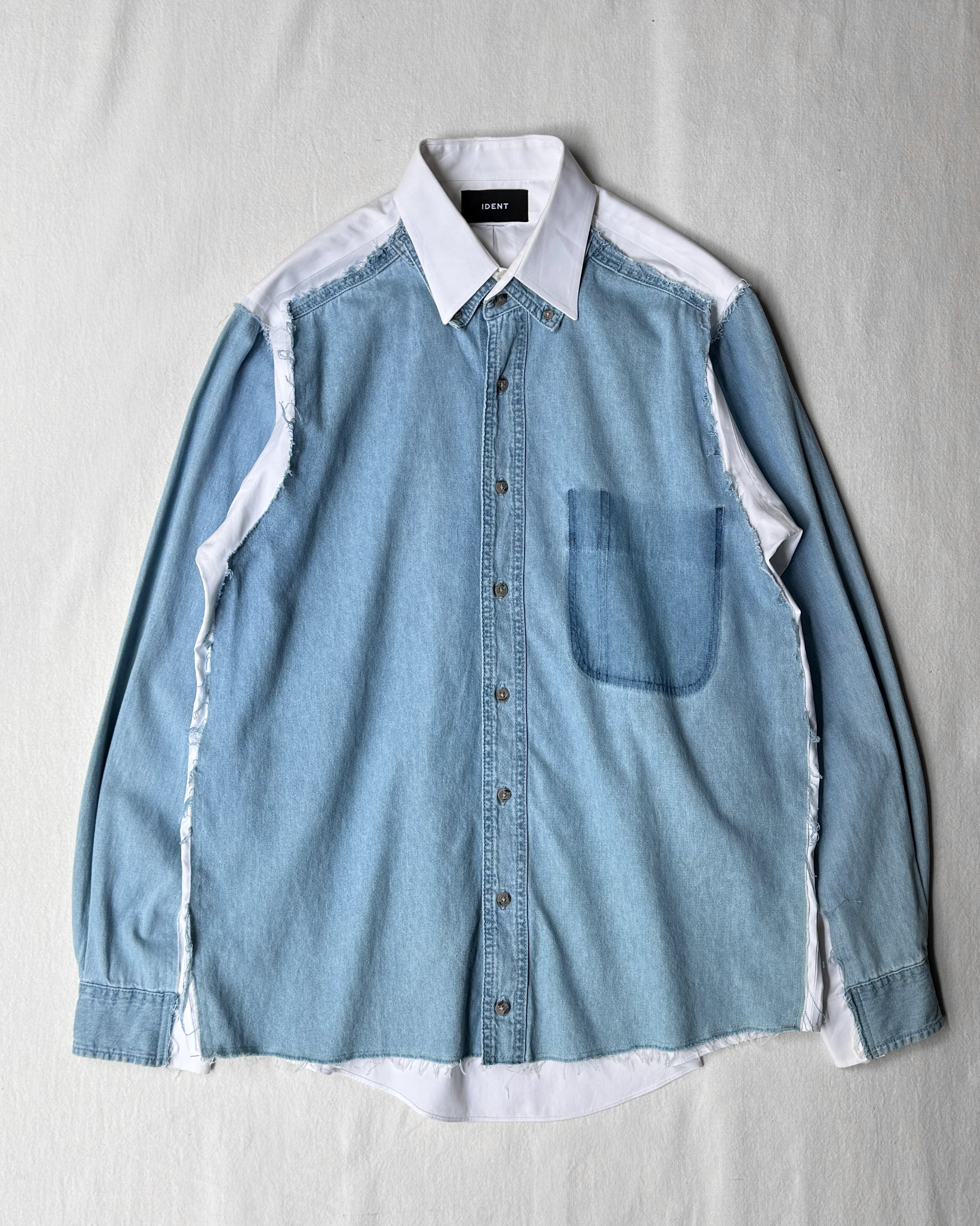ID25-019 / docking fake layered shirt【A】