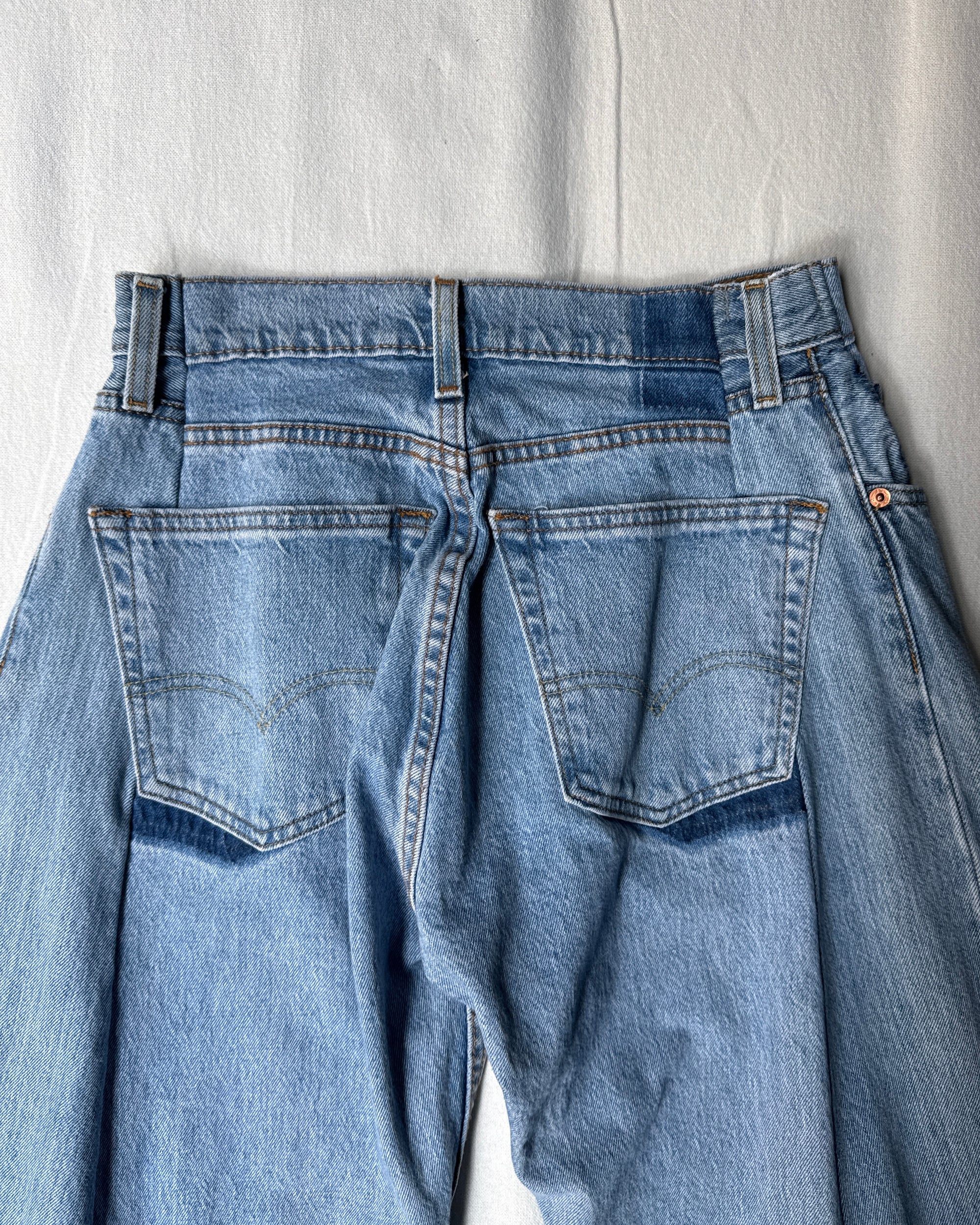 RE-010-27 / curve buggy denim【A】