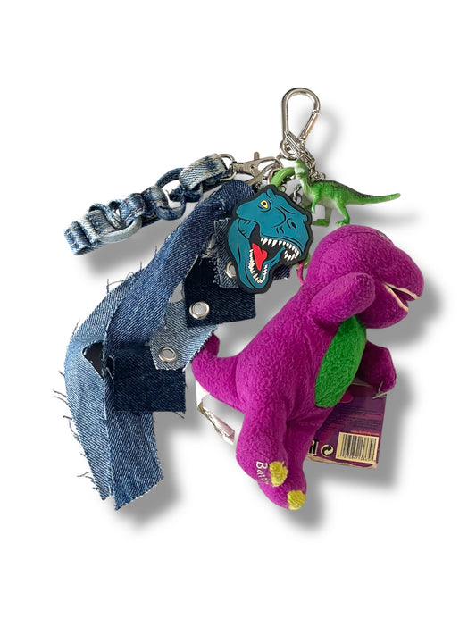 ID25-012 / denim key charm【B】