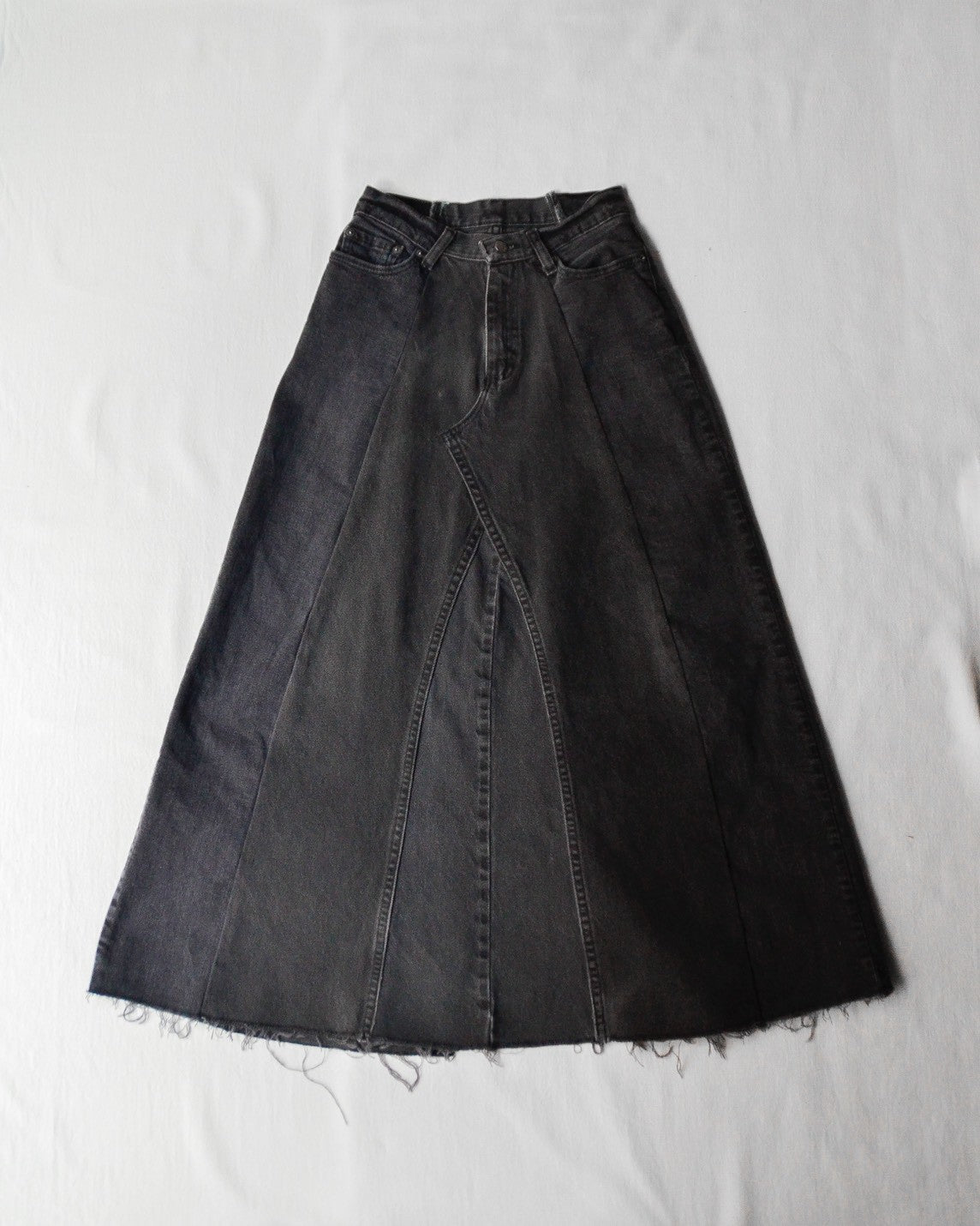 ID25-020 / rebuild denim skirt【A】