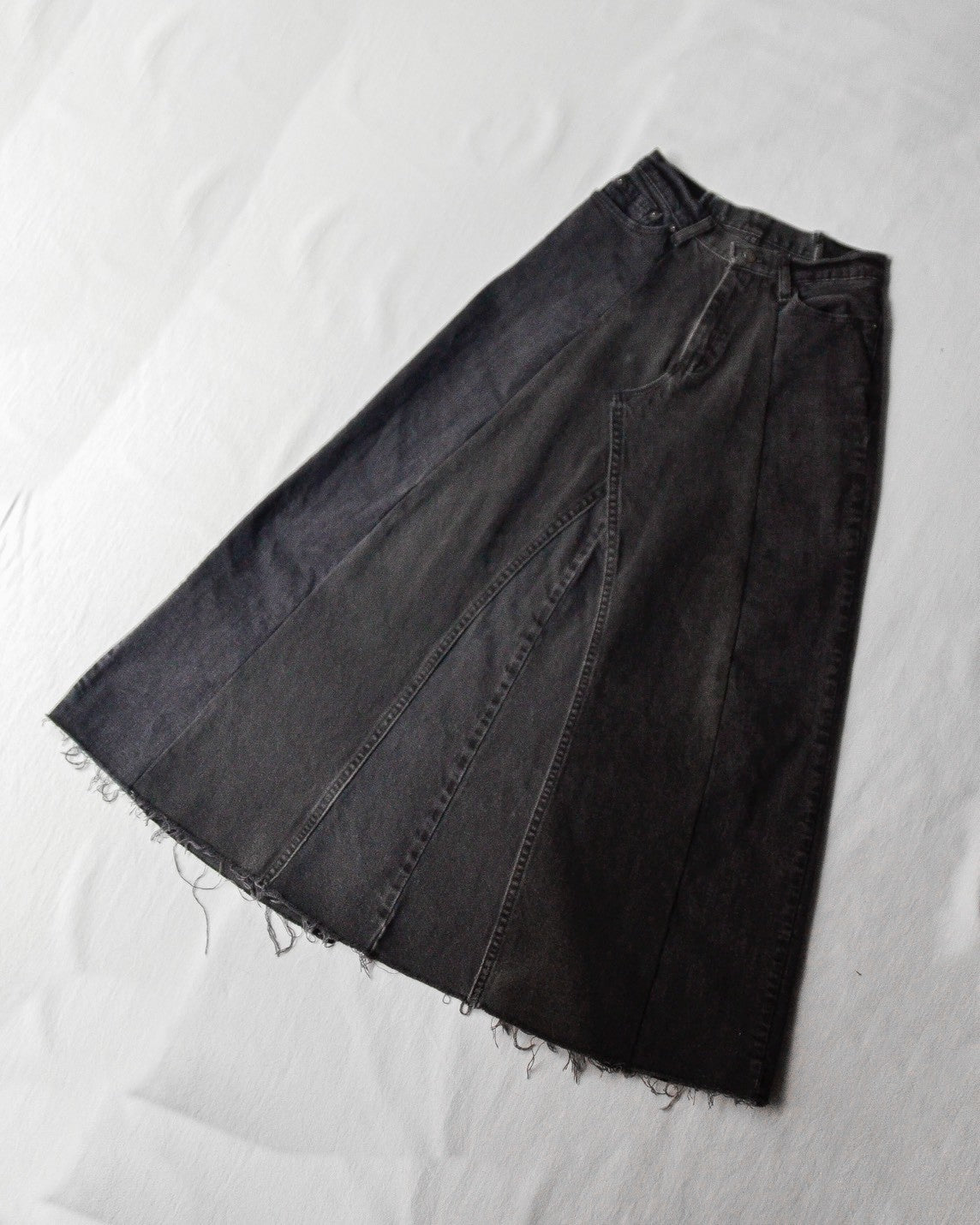 ID25-020 / rebuild denim skirt【A】